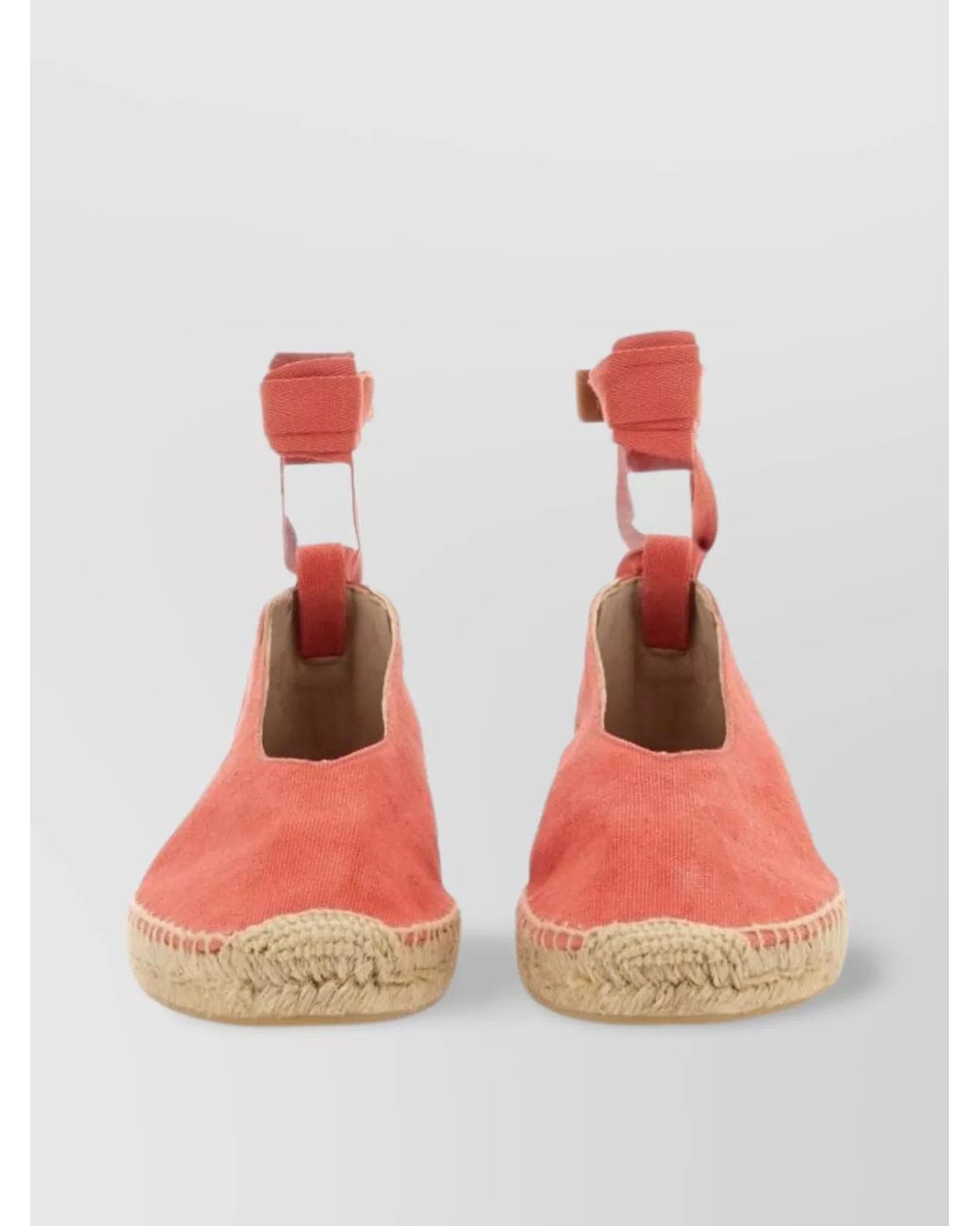 Castaner Red Cotton Espadrilles