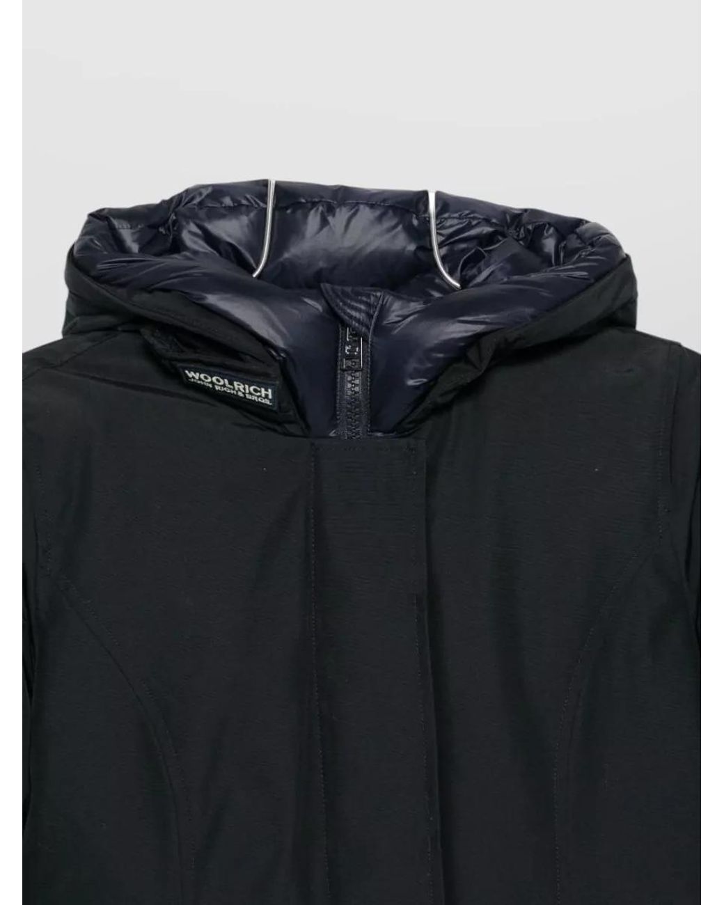 Woolrich Blue Down Hooded Puffer Parka