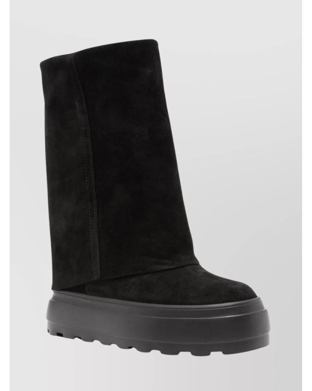 Casadei Black Double Face Suede Leather Boots