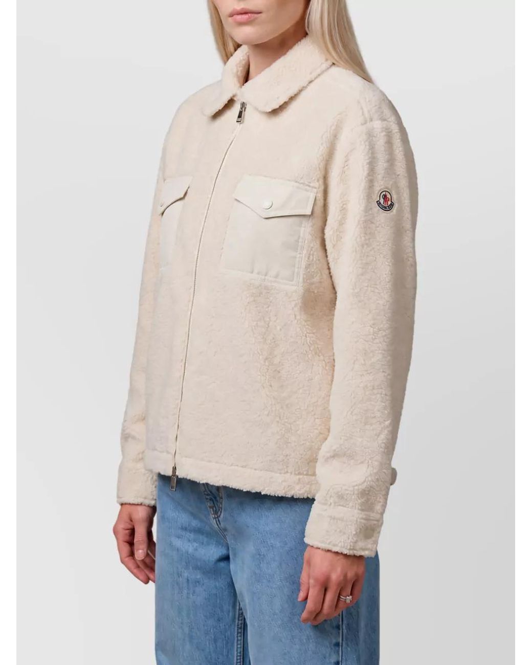 Moncler Blue Teddy Jacket