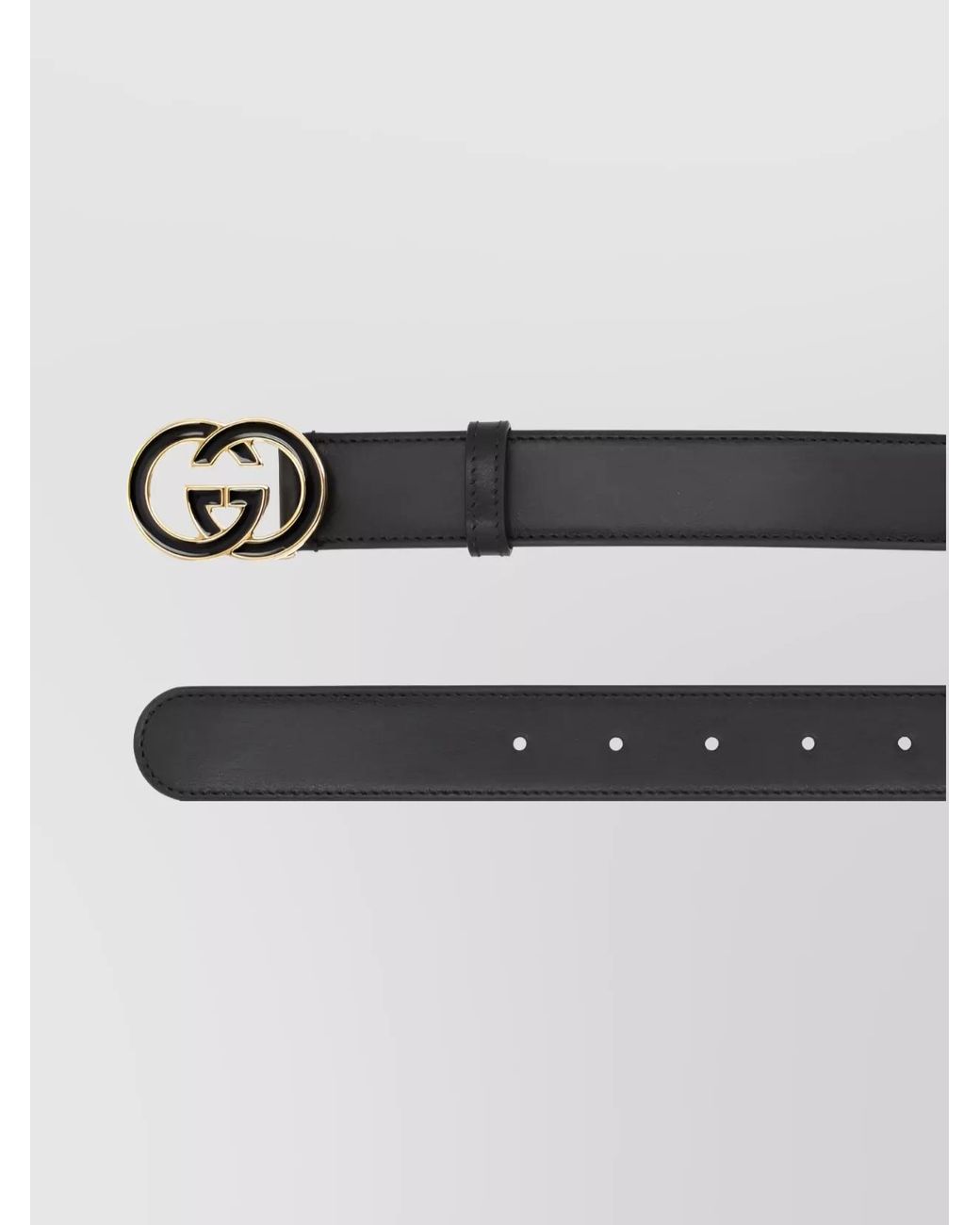 Gucci Red Calfskin Leather Belt