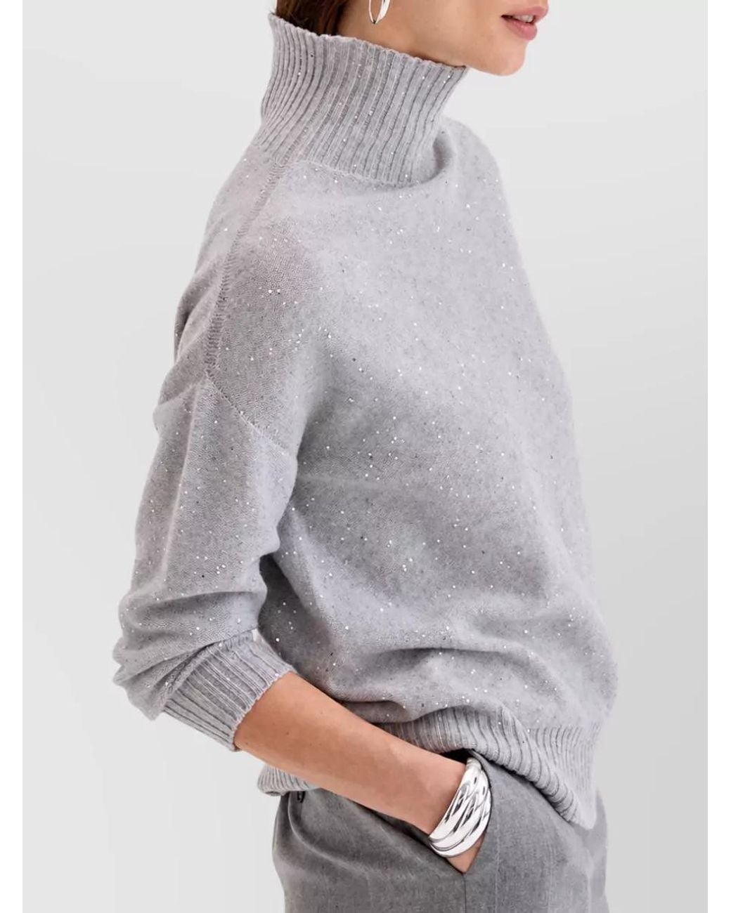 BIANCALANCIA Gray Sweatshirt