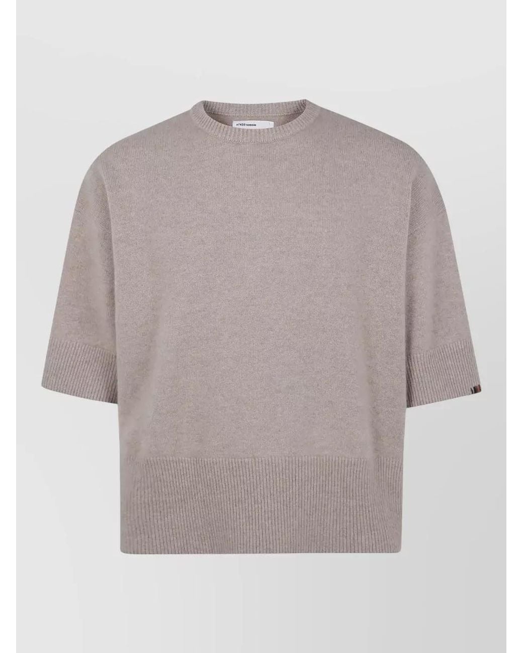 Extreme Cashmere Gray Cashmere Sweater for men