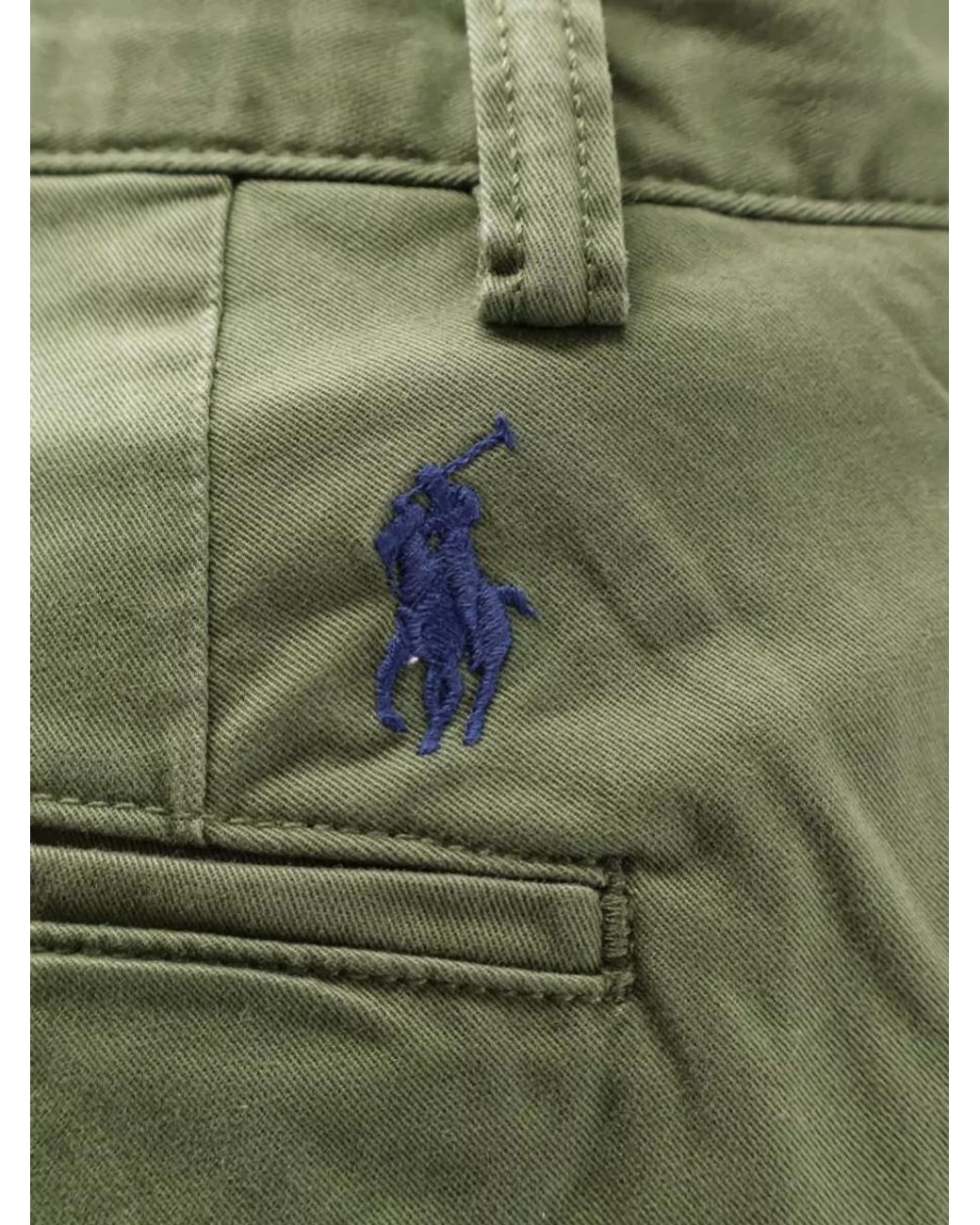 Polo Ralph Lauren Green Straight-Fit Chino Shorts for men