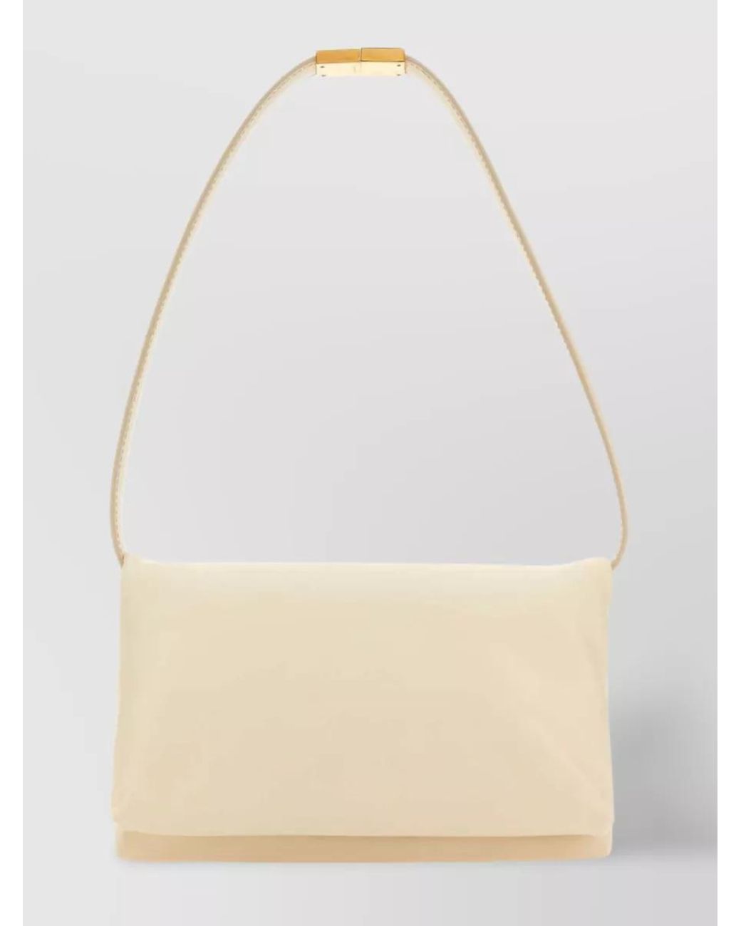 Marni Natural Prisma Small Leather Shoulder Bag