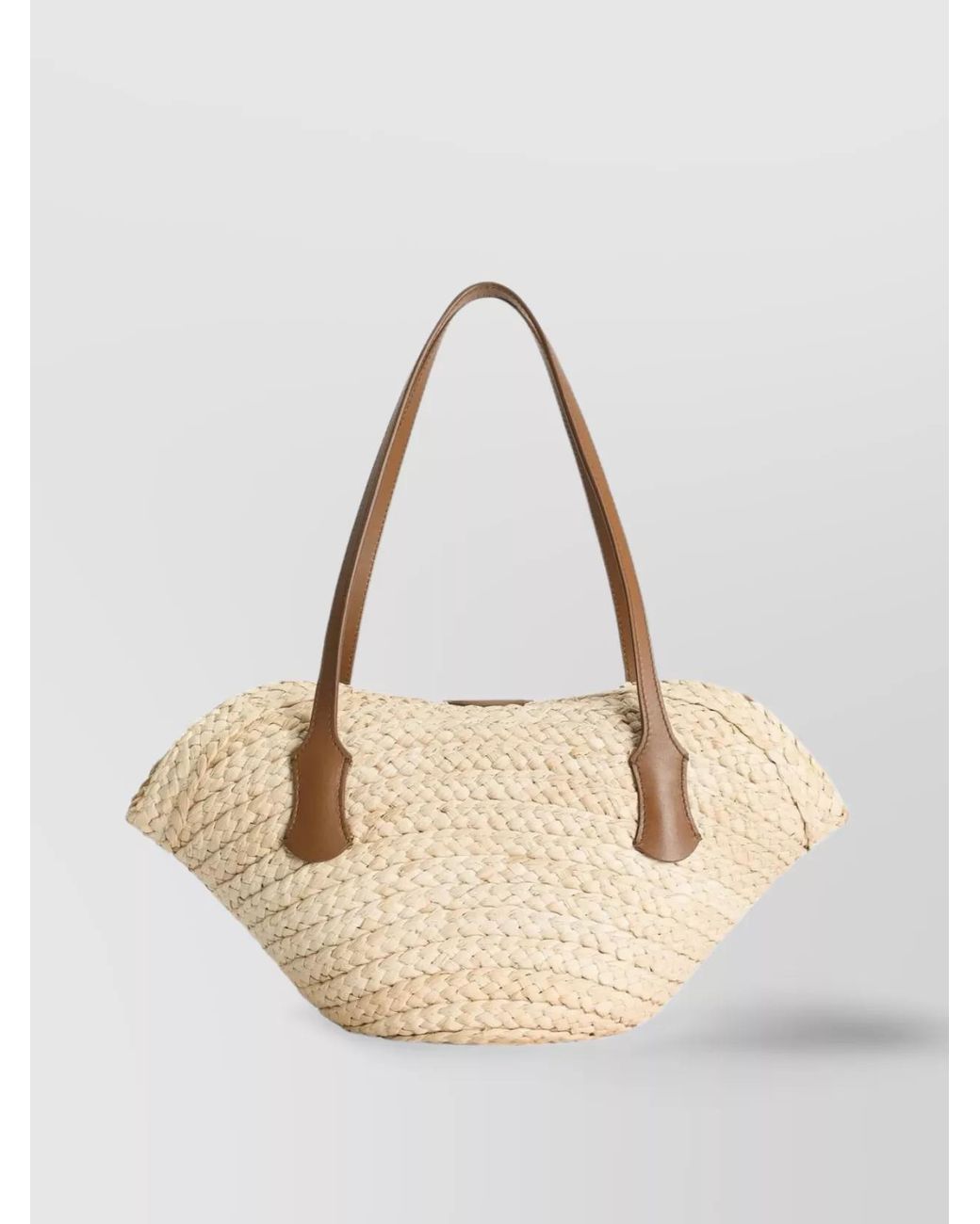 Dolce & Gabbana Natural Capri Straw Tote Bag