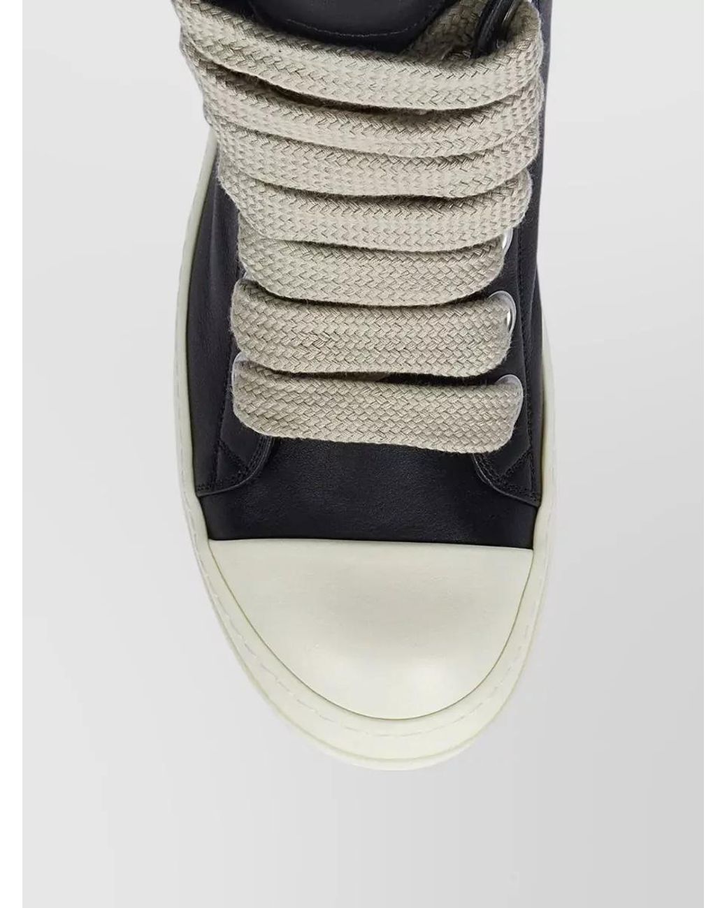 Rick Owens Multicolor Leather High-Top Sneakers for men