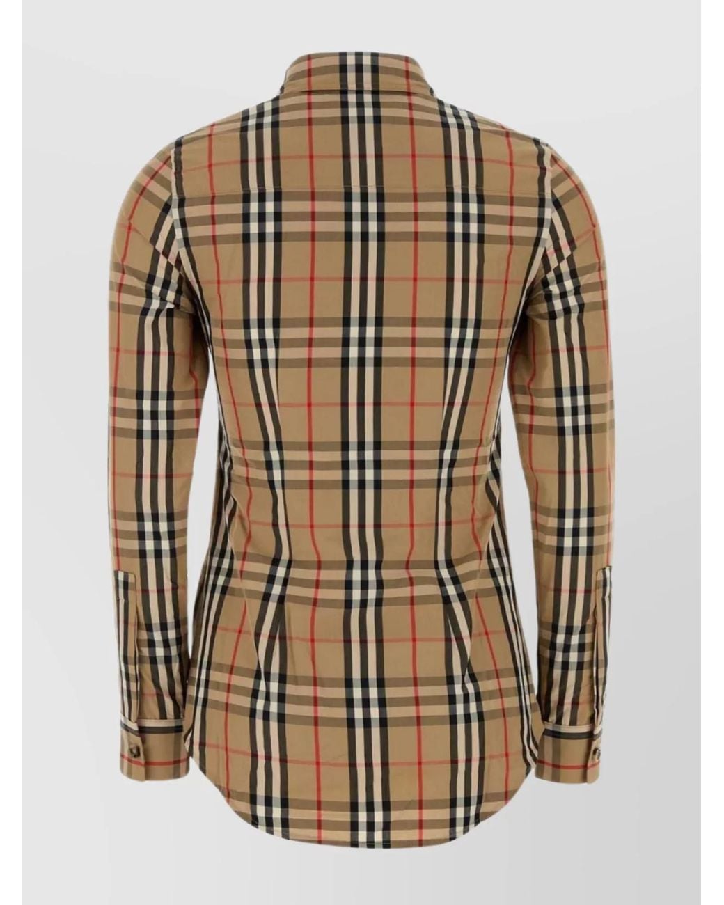 Burberry Multicolor Cotton Slim-Fit Check Shirt