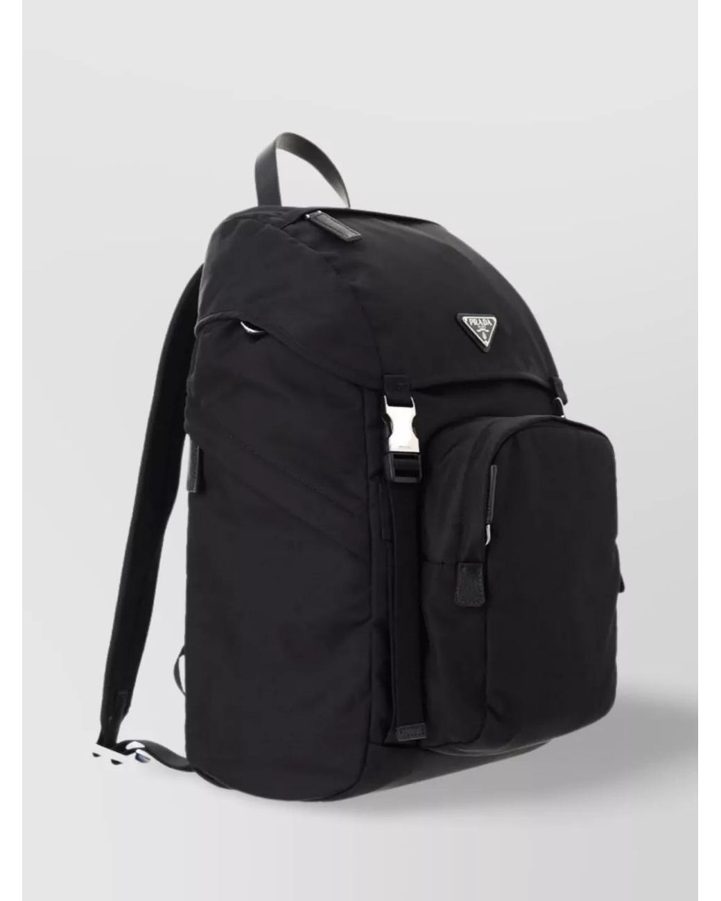 Prada Black Recycled Nylon Backpack for men