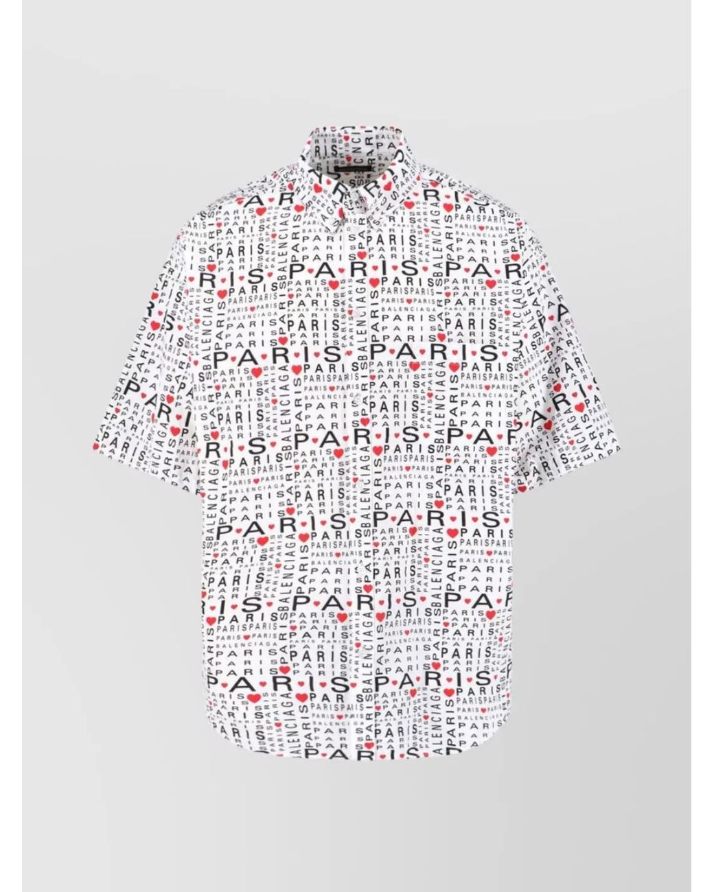 Balenciaga White Cotton Shirt for men