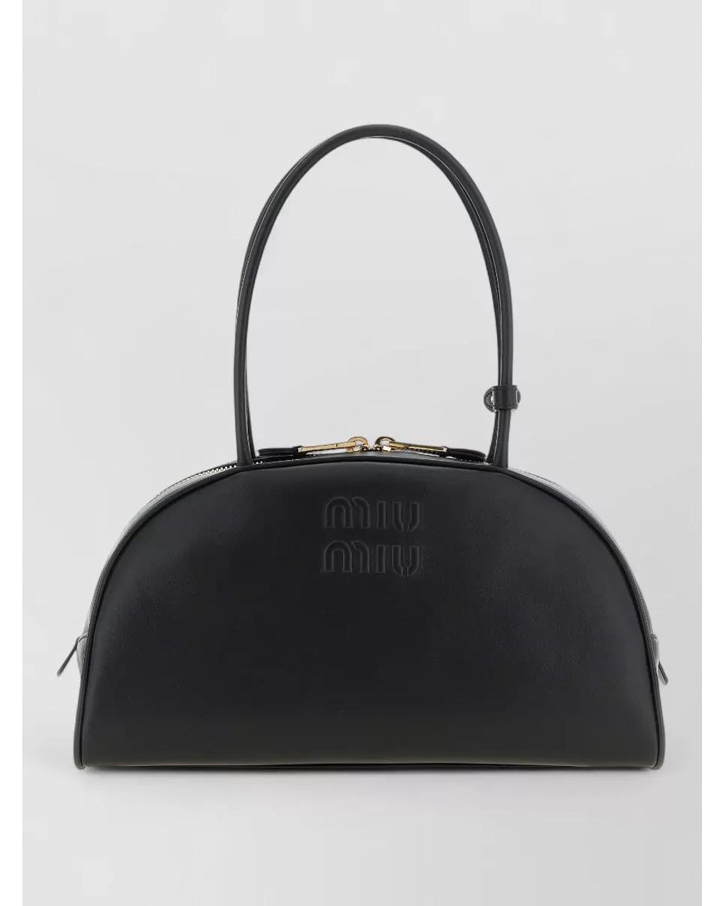 Miu Miu Black Beau Leather Shoulder Bag