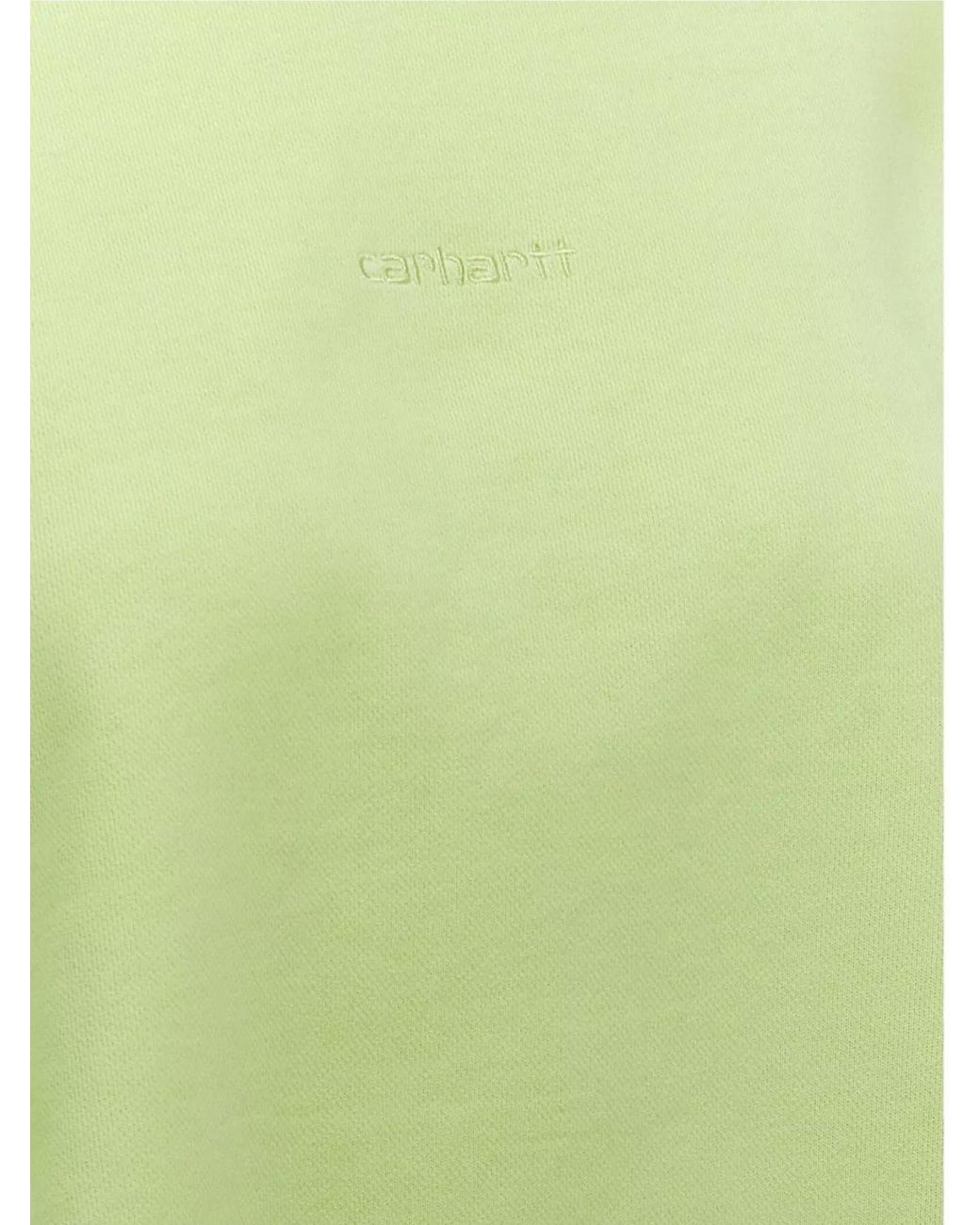 Carhartt Green Crew Neck Sweatshirt Ribbed Cuffs