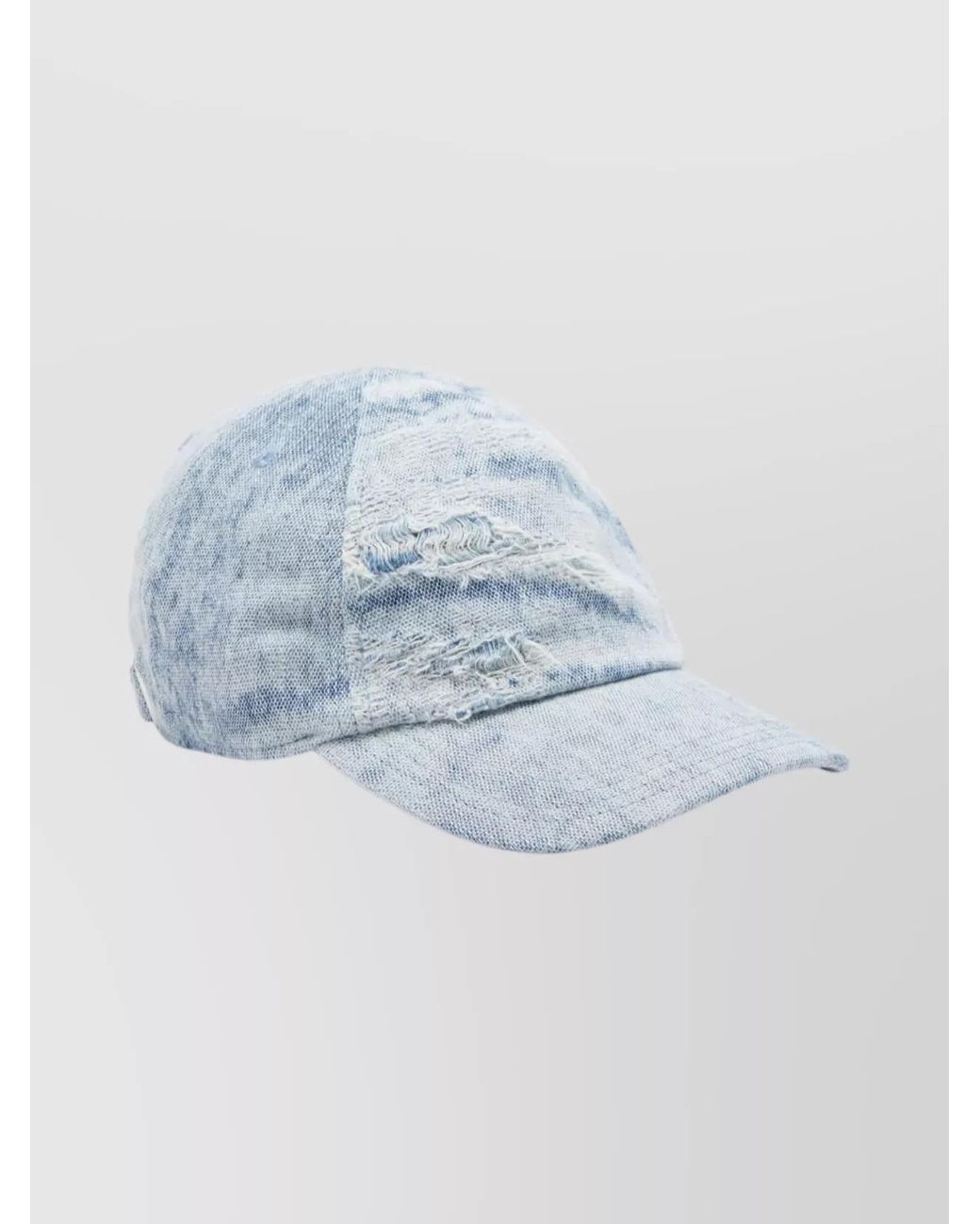 DIESEL Blue Denim Baseball Cap for men