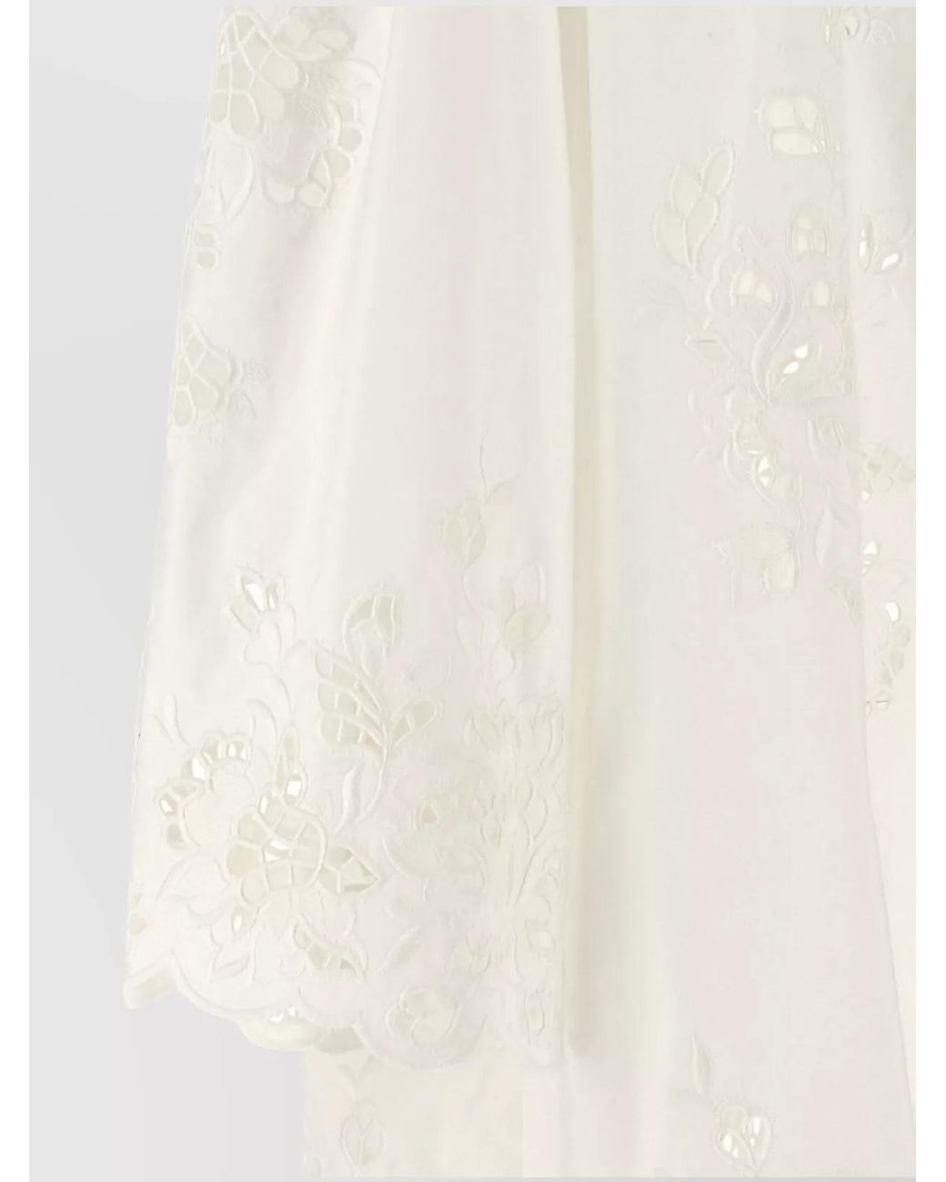Dolce & Gabbana White Cotton Mini Dress