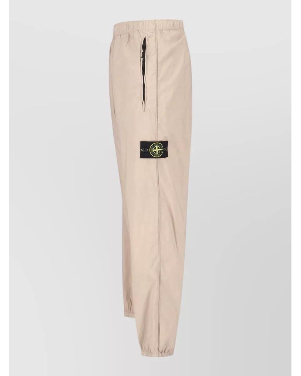 Stone Island Natural Straight-Leg Track Pants for men