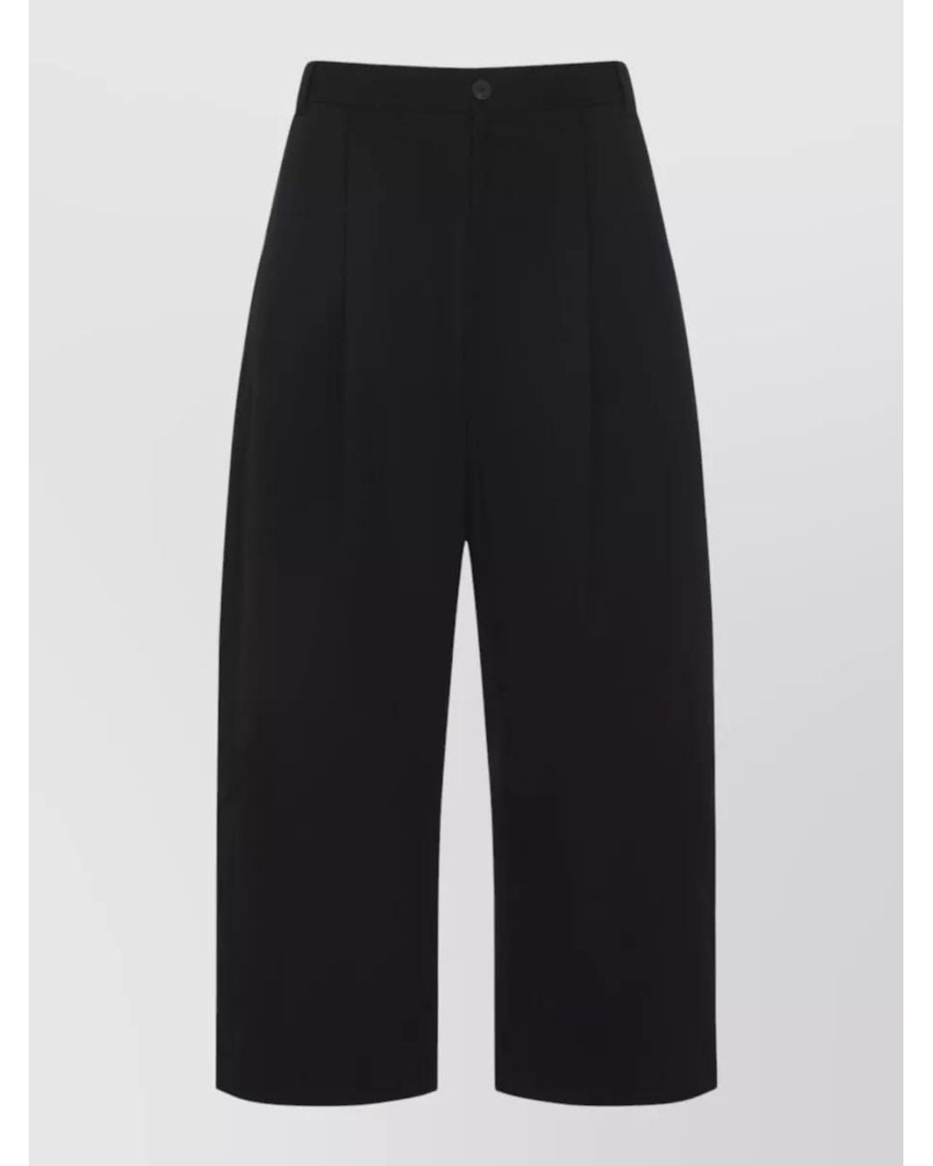 Studio Nicholson Blue High-Rise Wide-Leg Trousers for men