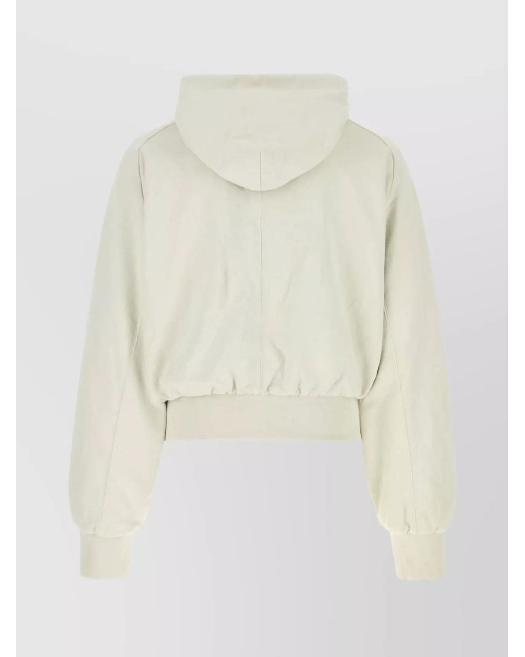 Entire studios White Cotton Hoodie
