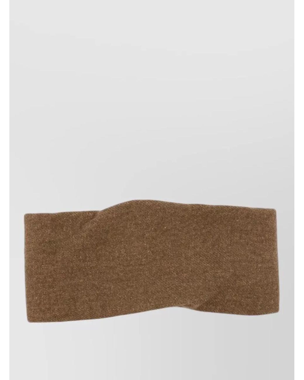 Cortana Brown Herringbone Twisted Headband
