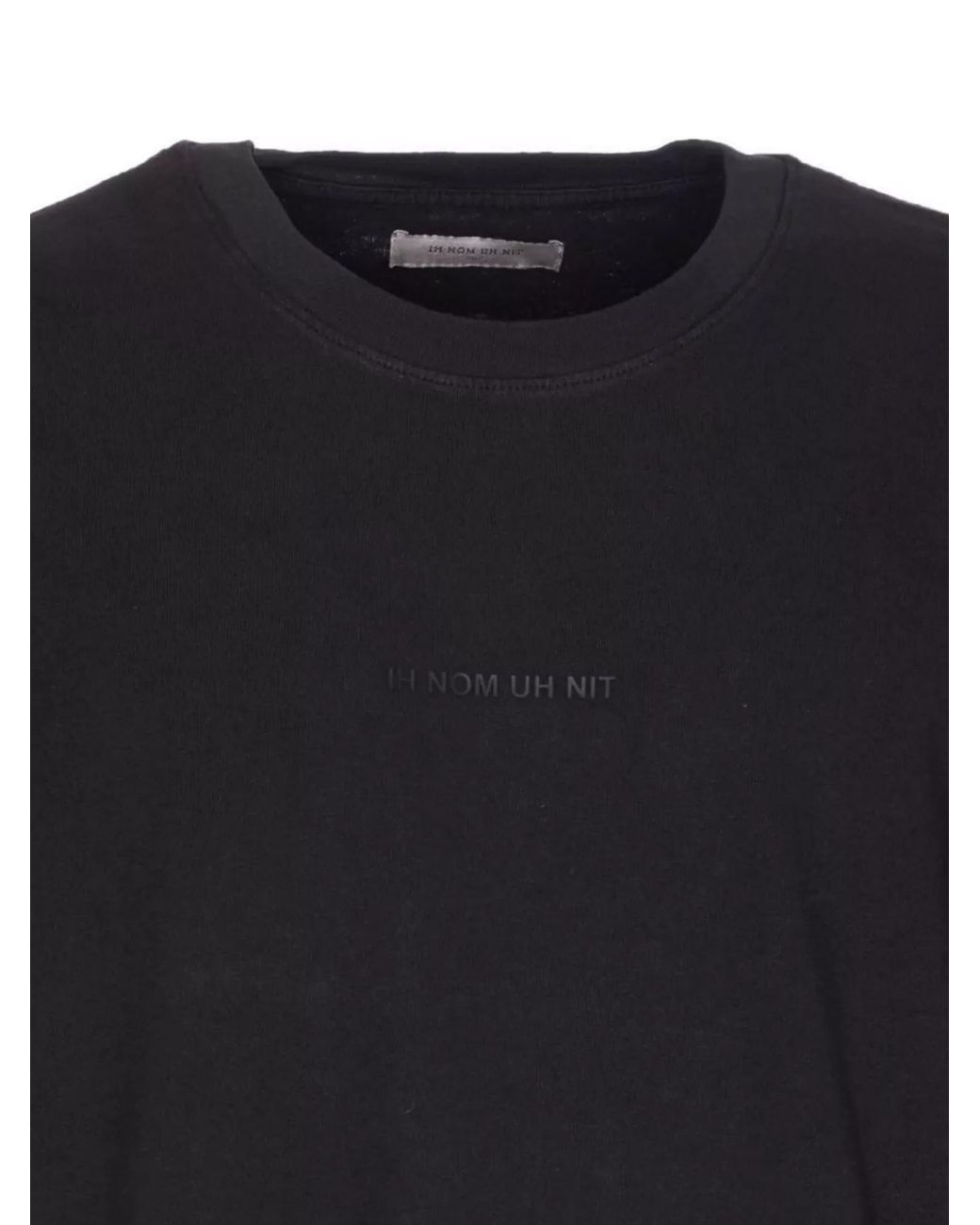Ih Nom Uh Nit Blue Logo Cotton T-Shirt for men