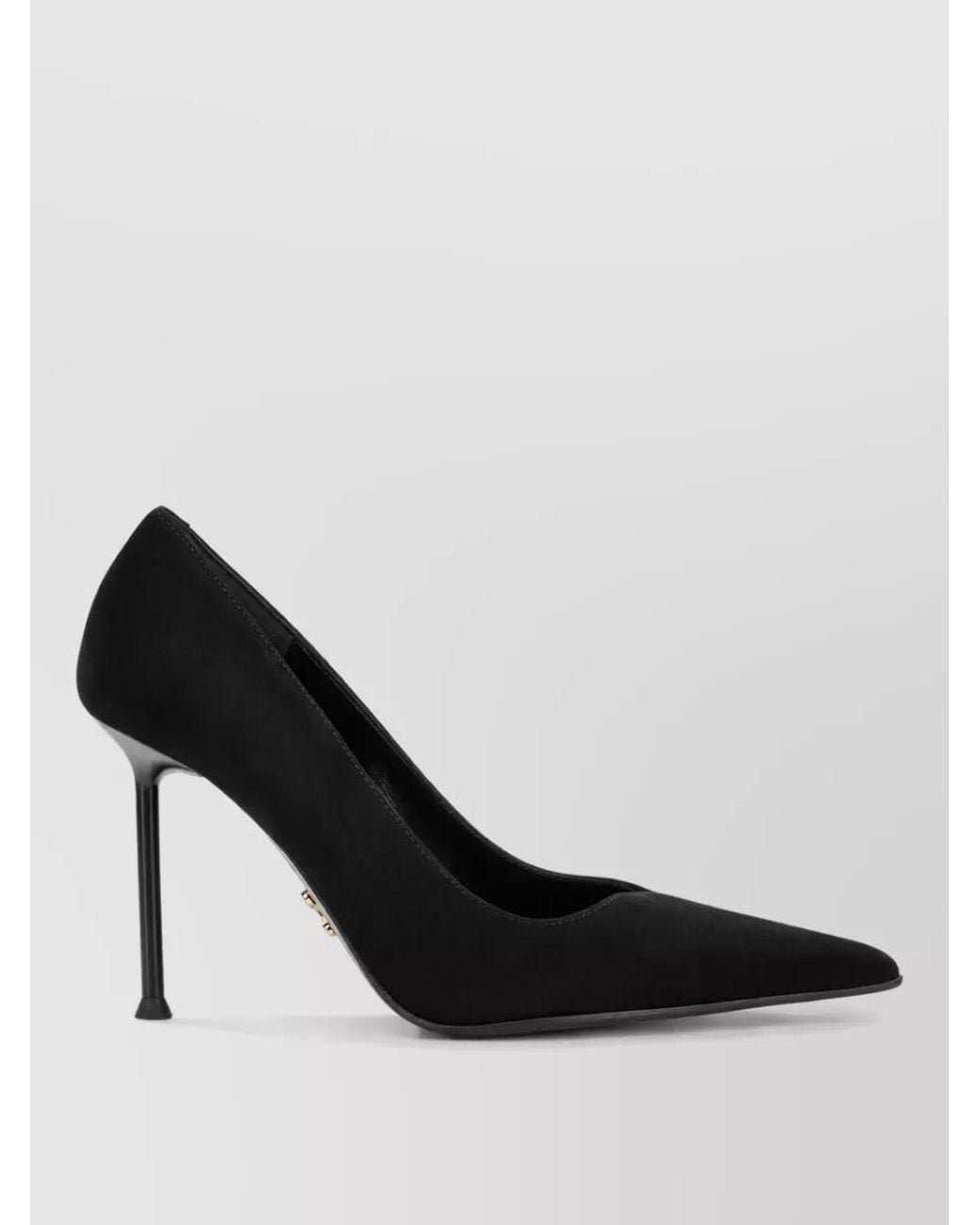 Sergio Levantesi Black Leather Leyla 100Mm Pumps