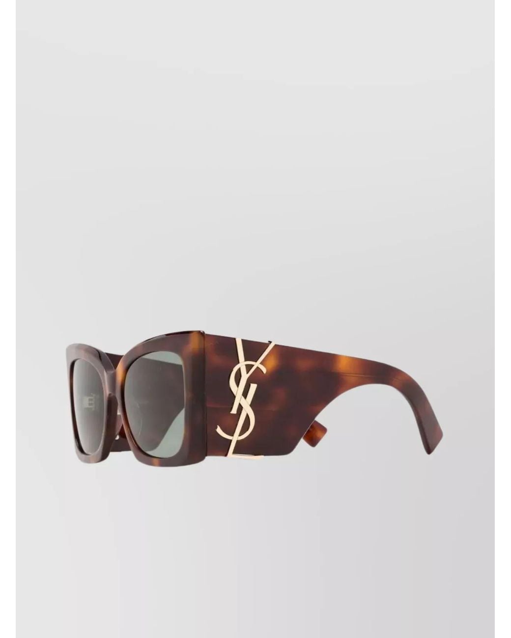 Saint Laurent Brown Blaze Oversized Cat-Eye Sunglasses