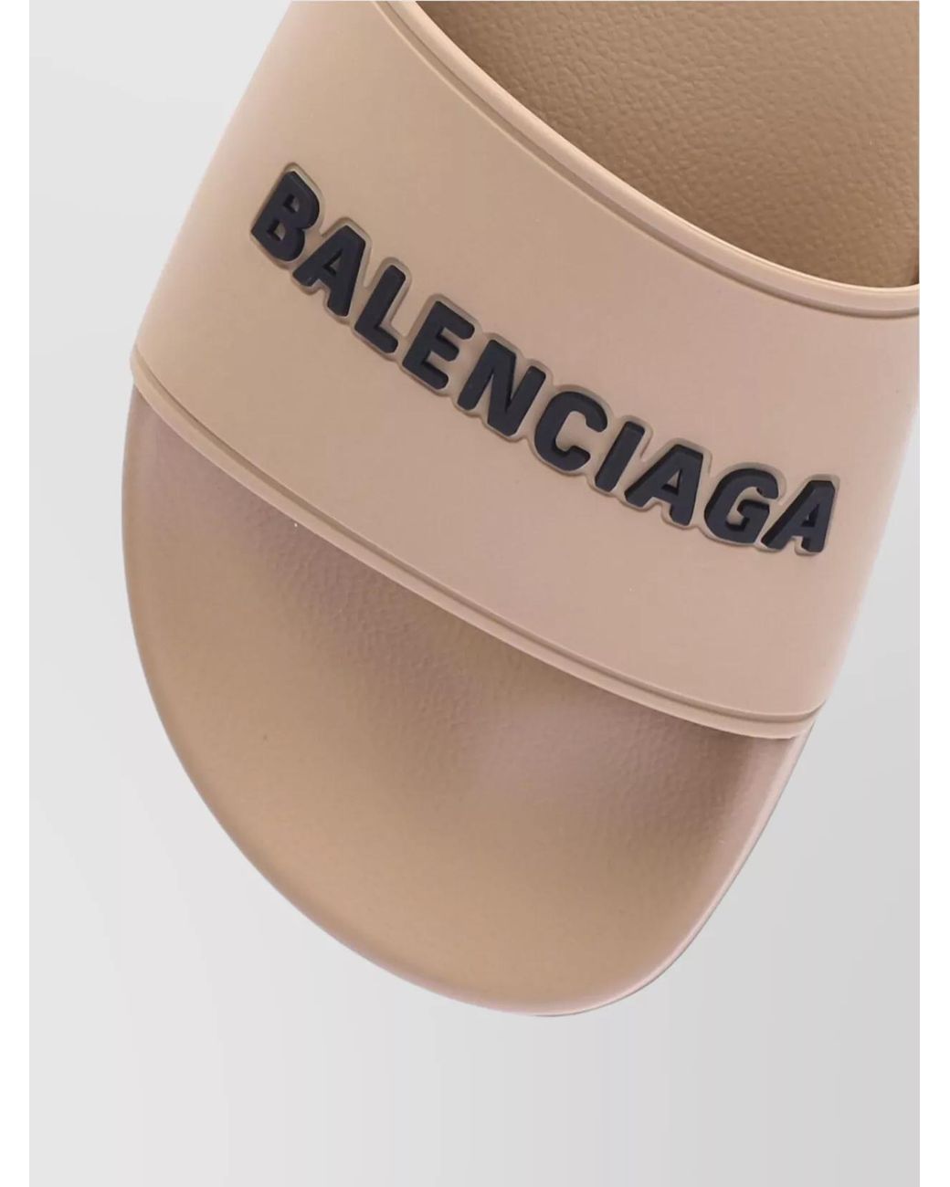 Balenciaga Natural Heeled Sandals With Flat Sole And Open Toe