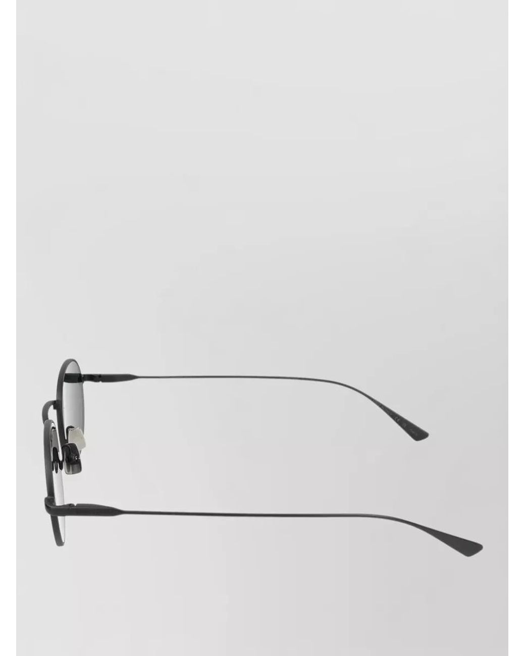 Saint Laurent Gray Metal Sunglasses for men