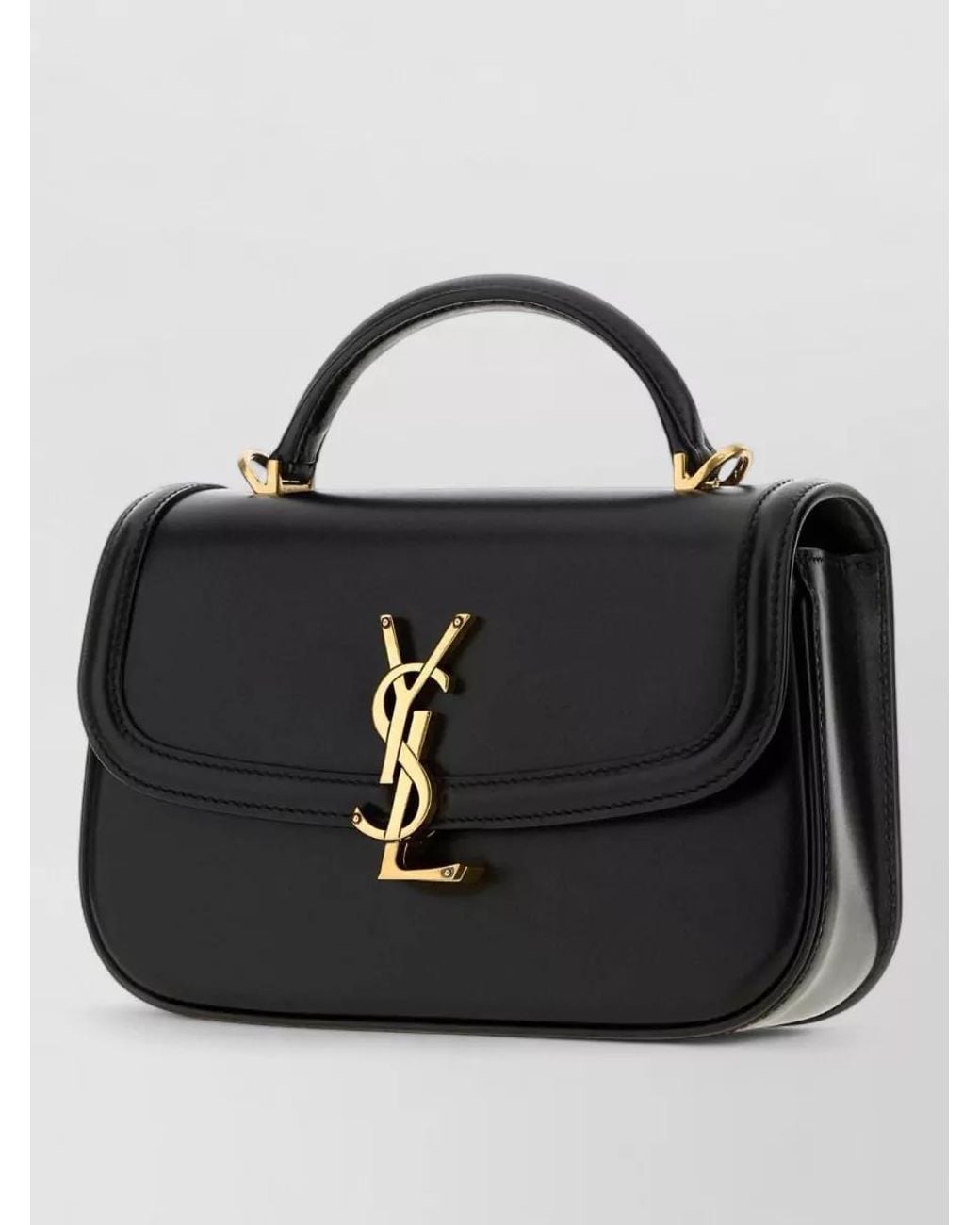 Saint Laurent Black Solferino Mini Leather Clutch Bag