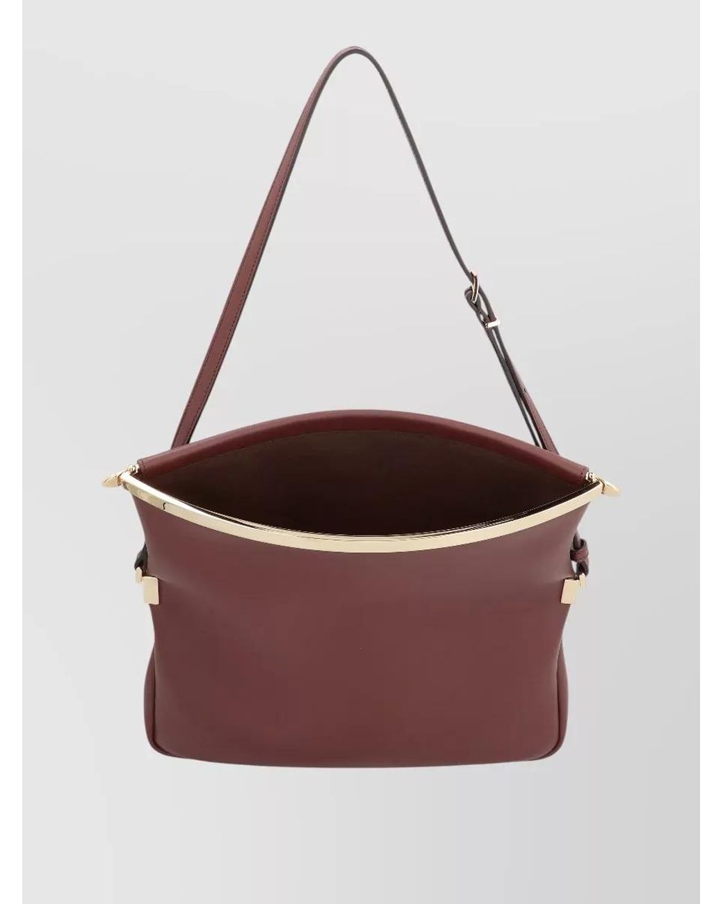 Tod's Red Leather Shoulder Bag