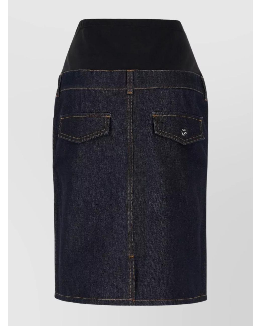 Coperni Blue Denim Fitted Skirt