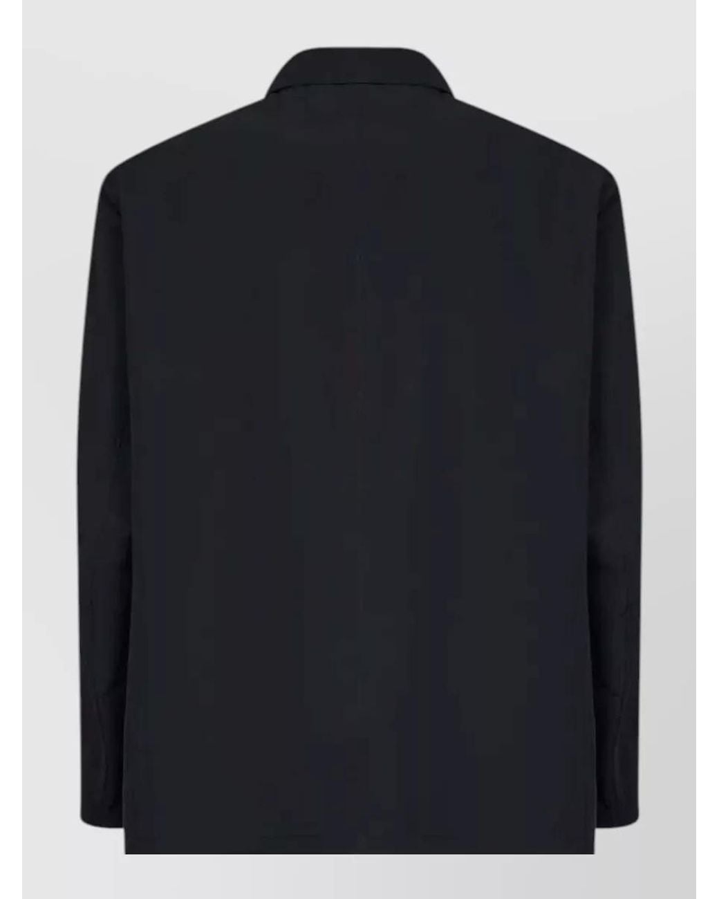 Jil Sander Blue Waterproof Single-Breasted Boxy Jacket for men