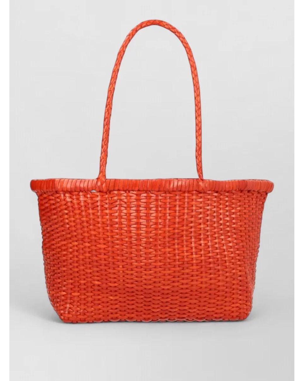 Dragon Diffusion Red Na Na Leather Beach Bag