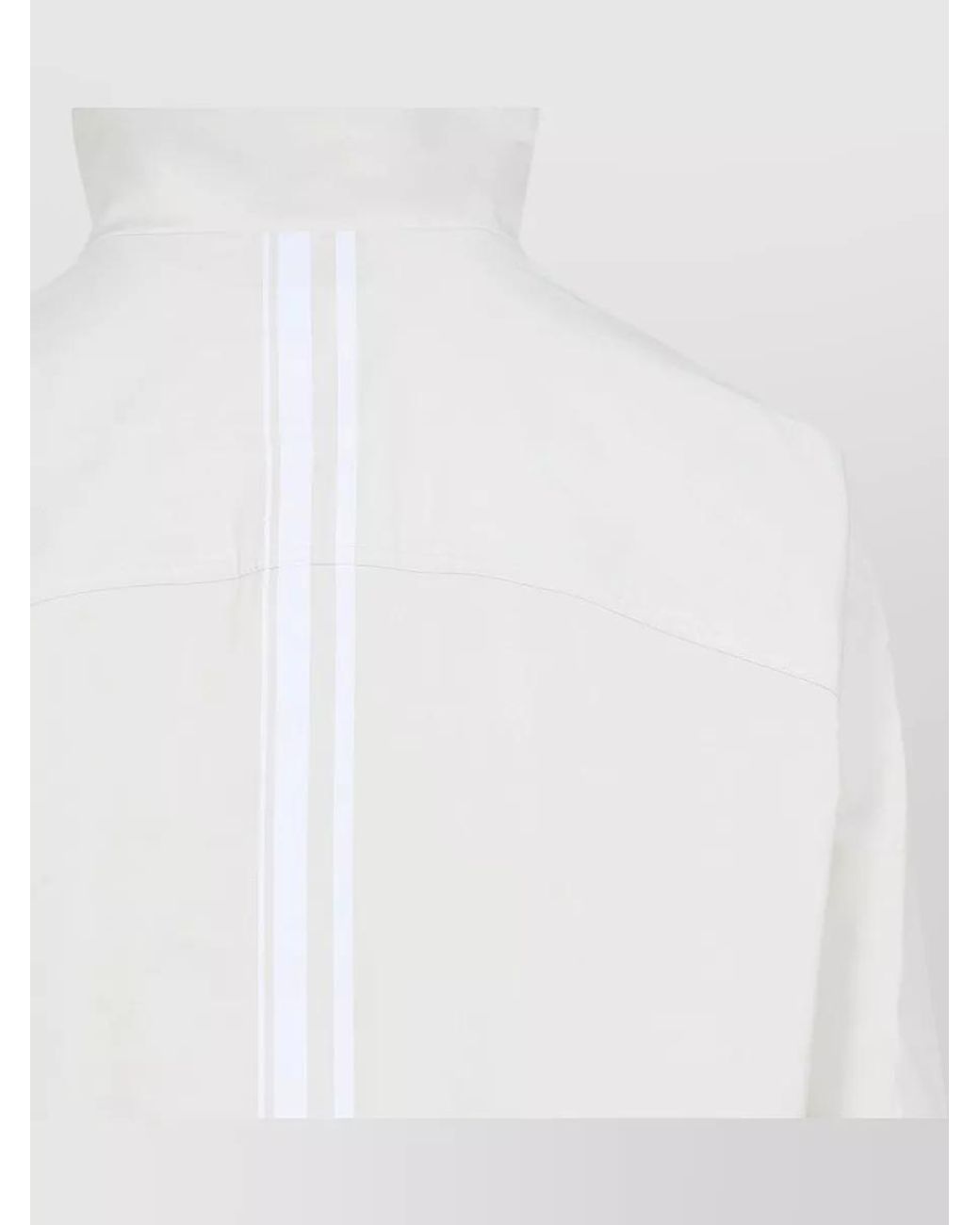Mordecai White Ivory Stand Collar Sport Jacket for men