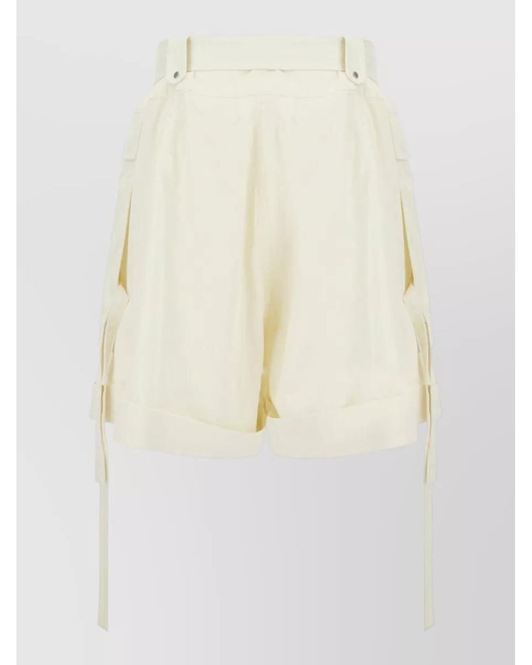 McQueen Natural Cotton Bermuda Shorts