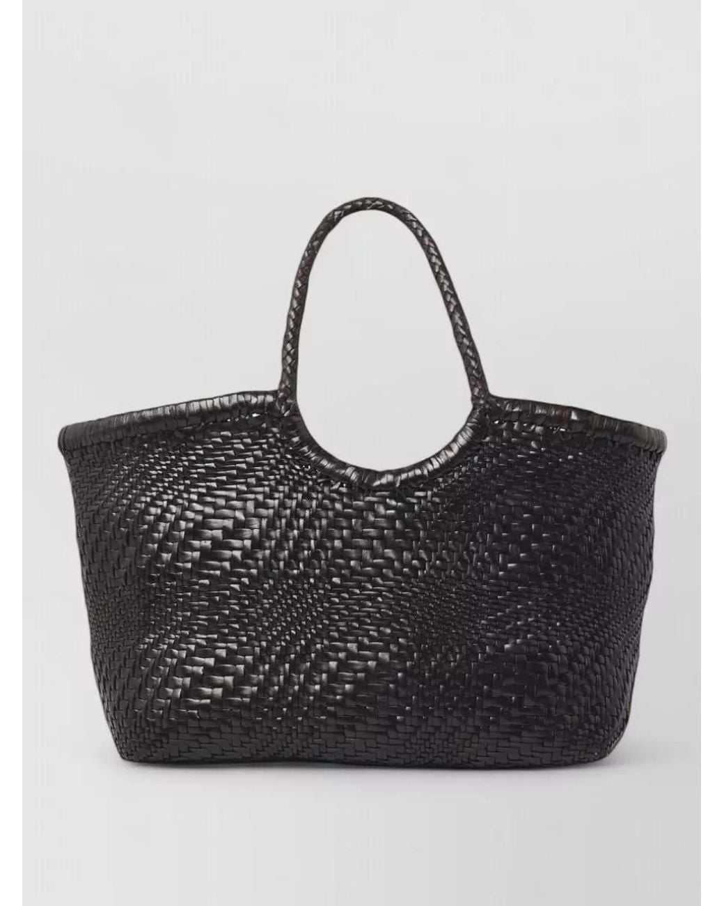 Dragon Diffusion Black Nantucket Big Leather Tote Bag
