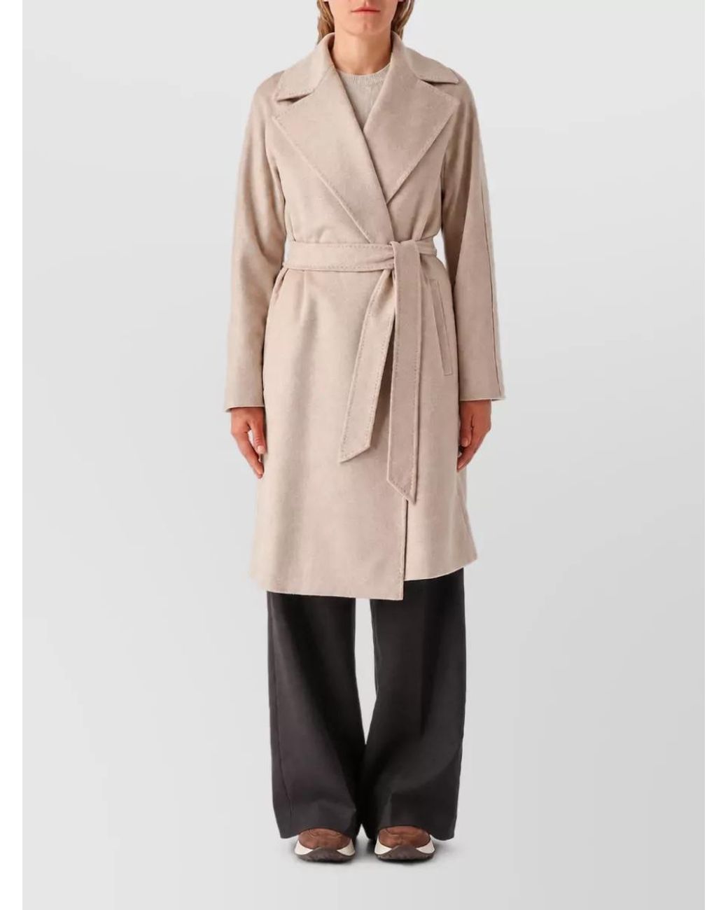 Max Mara White Cashmere Fitted Jacket