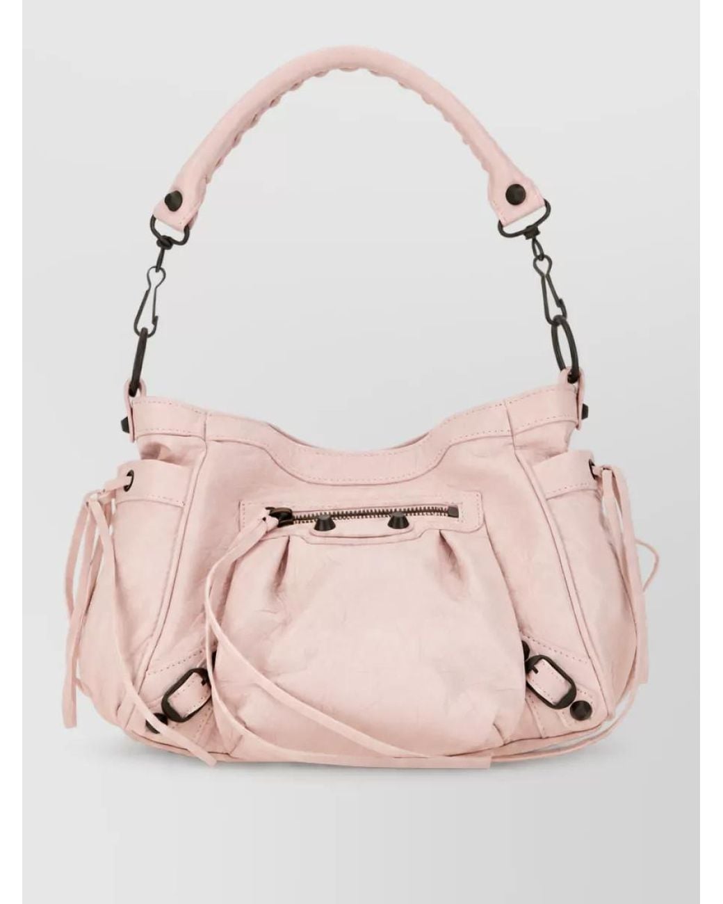 Balenciaga Pink Leather Tote Bag