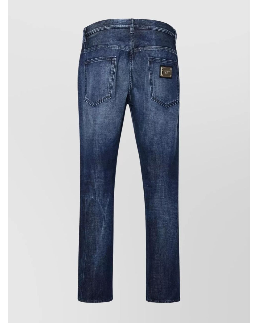 Dolce & Gabbana Blue Loose-Fit Jeans for men
