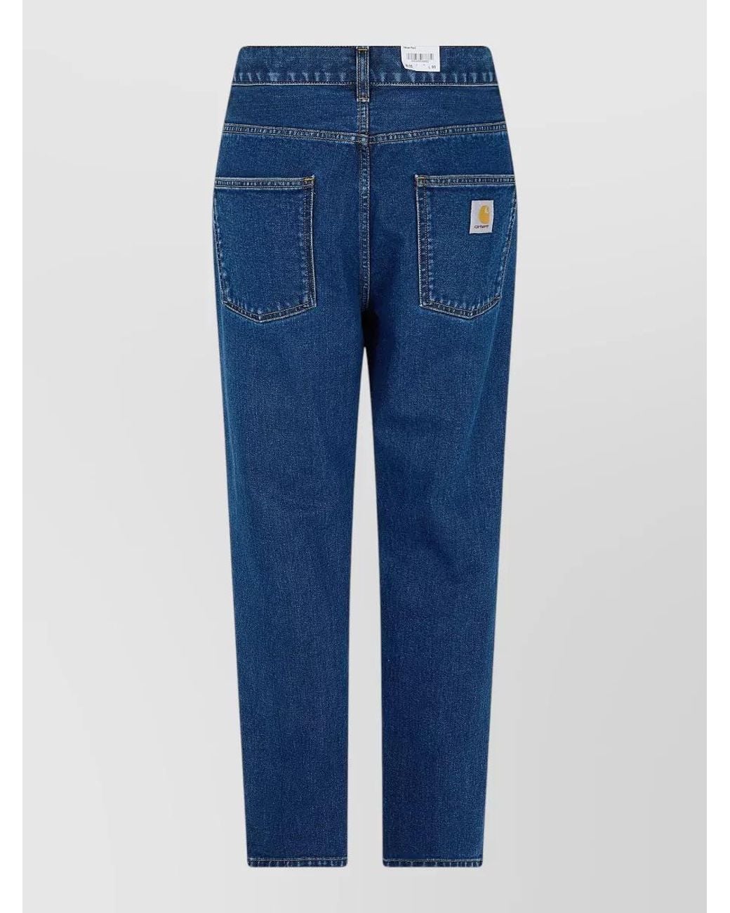 Carhartt Blue Denim Straight-Leg Jeans for men