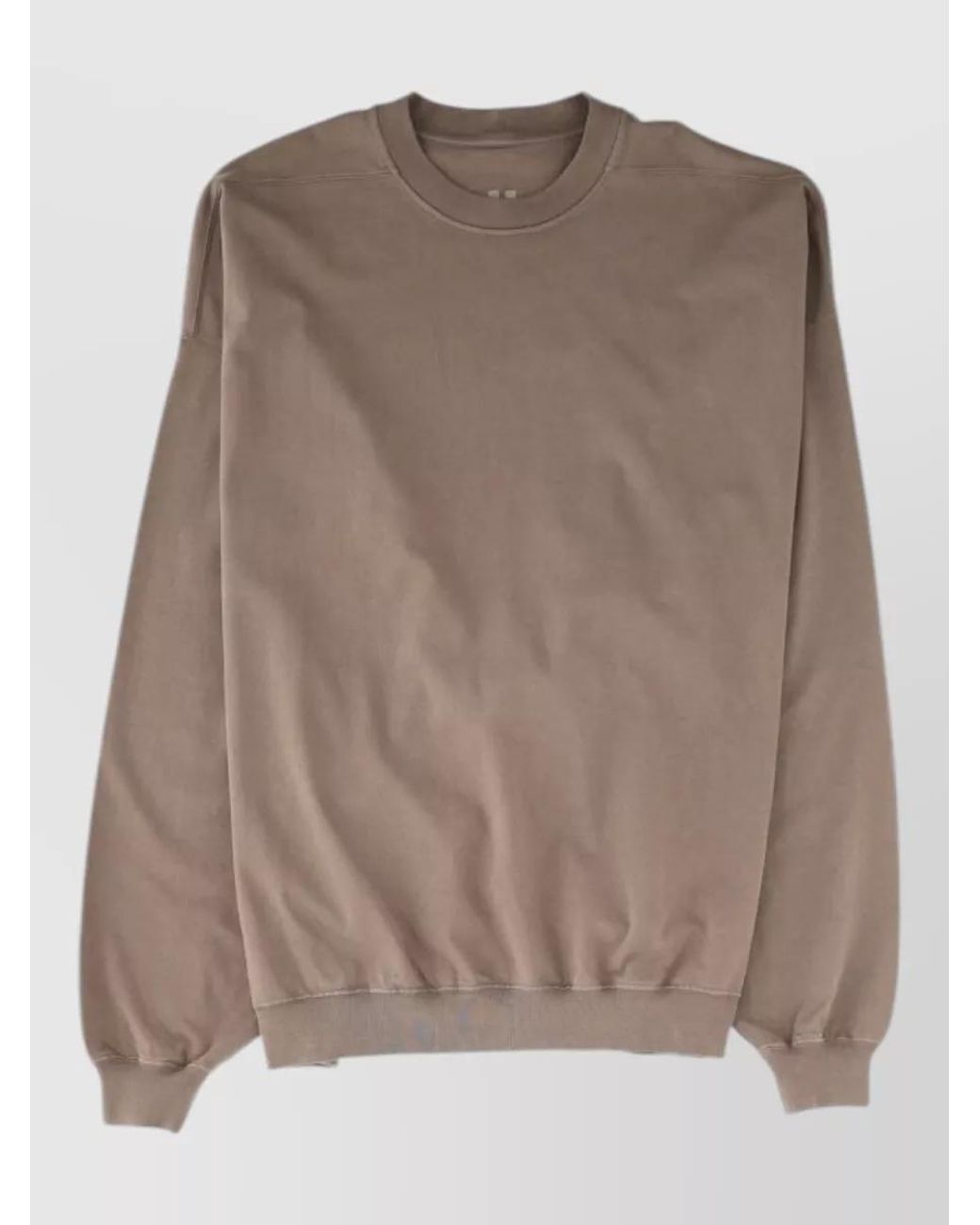 Rick Owens Brown Cotton Sweatshirt for men