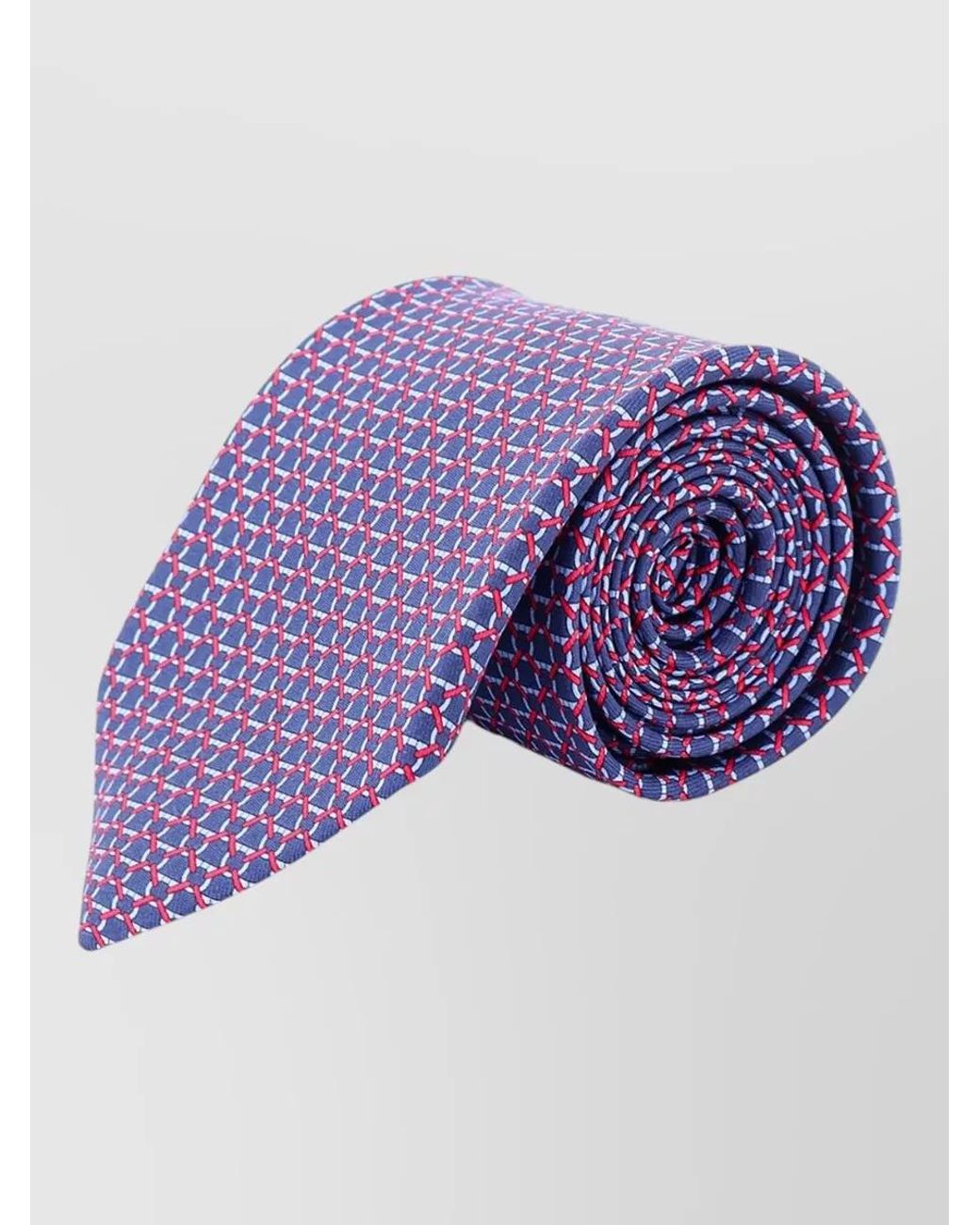 Ferragamo Purple Silk Tie for men