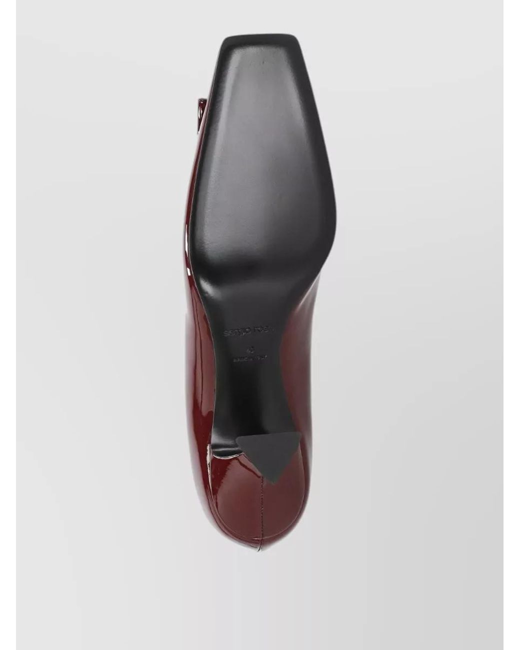Sergio Rossi Brown Patent Leather High Heel Pumps
