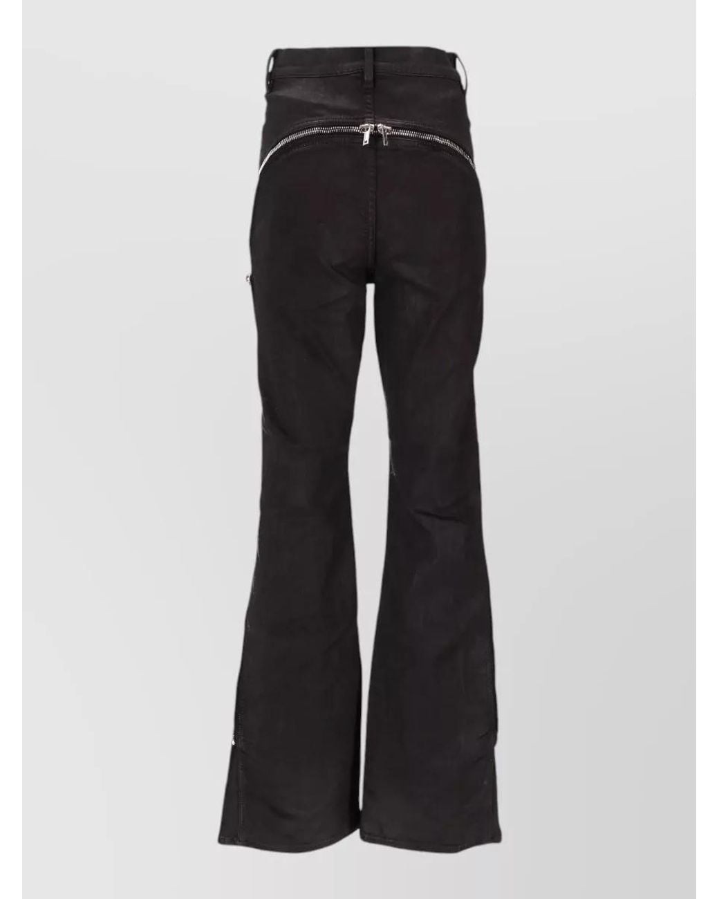 Rick Owens Black Flared Trousers