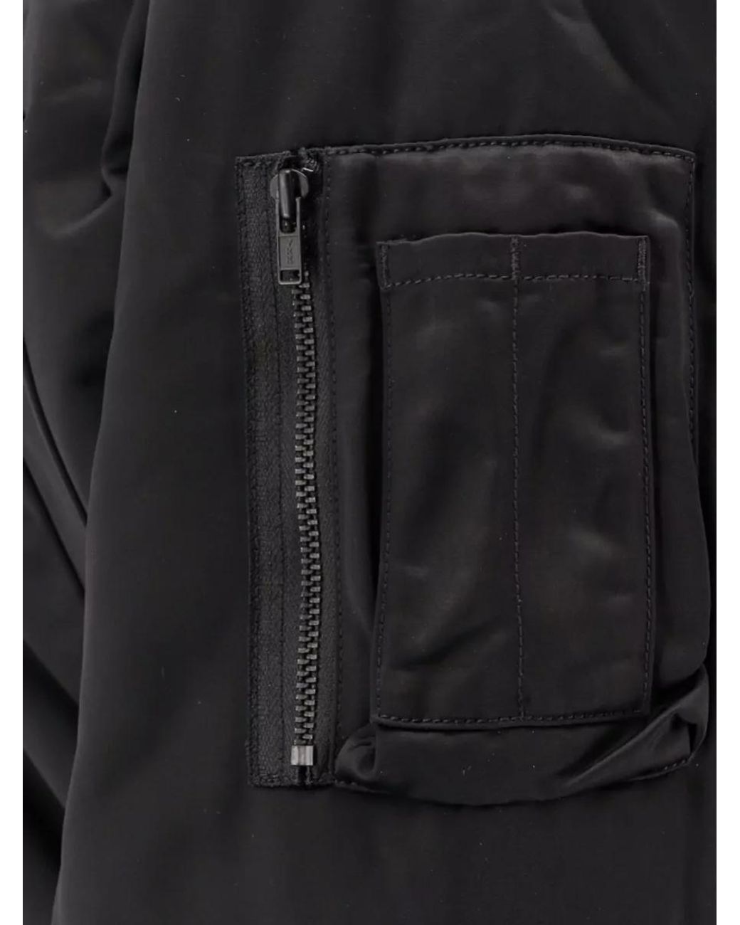 Y-3 Black Recycled Nylon Bomber Jacket