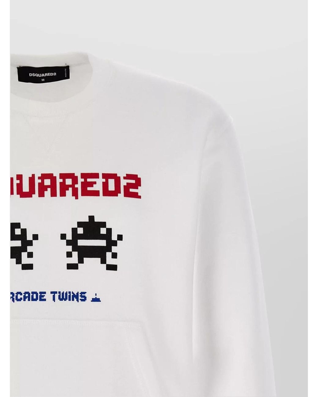 DSquared² White Logo Print Regular-Fit Sweatshirt for men