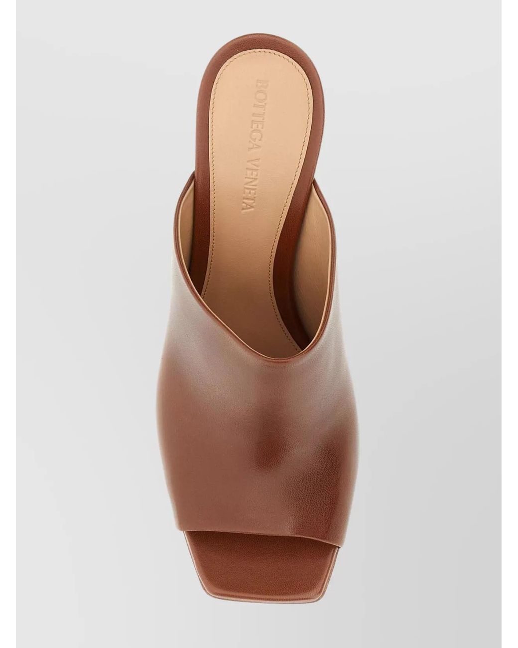 Bottega Veneta Brown Leather Knot Mules