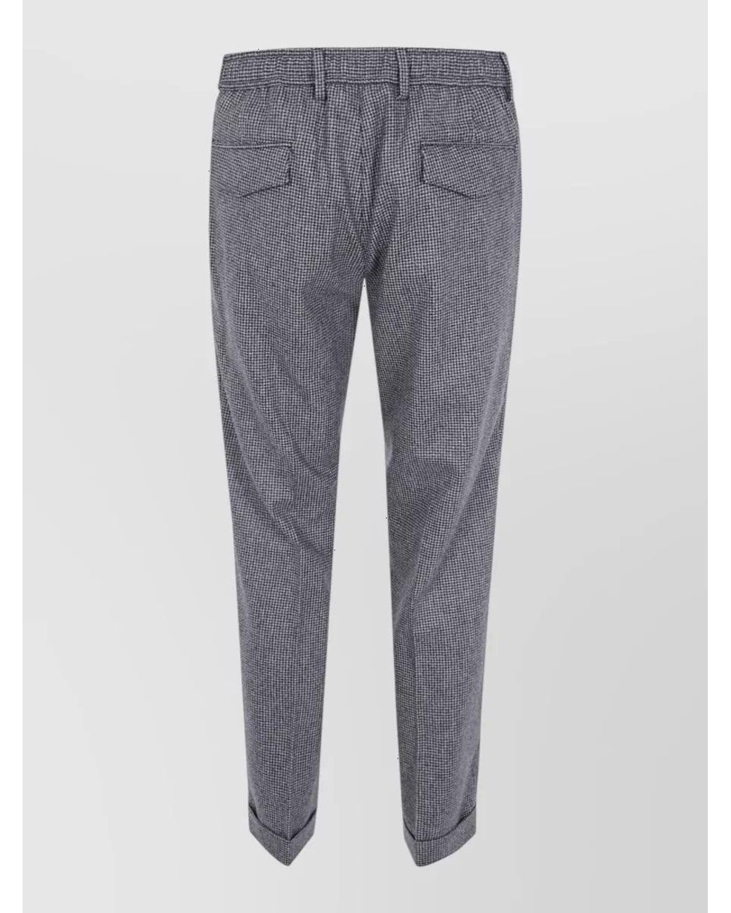 Barba Napoli Gray Virgin Wool Chino Shorts for men