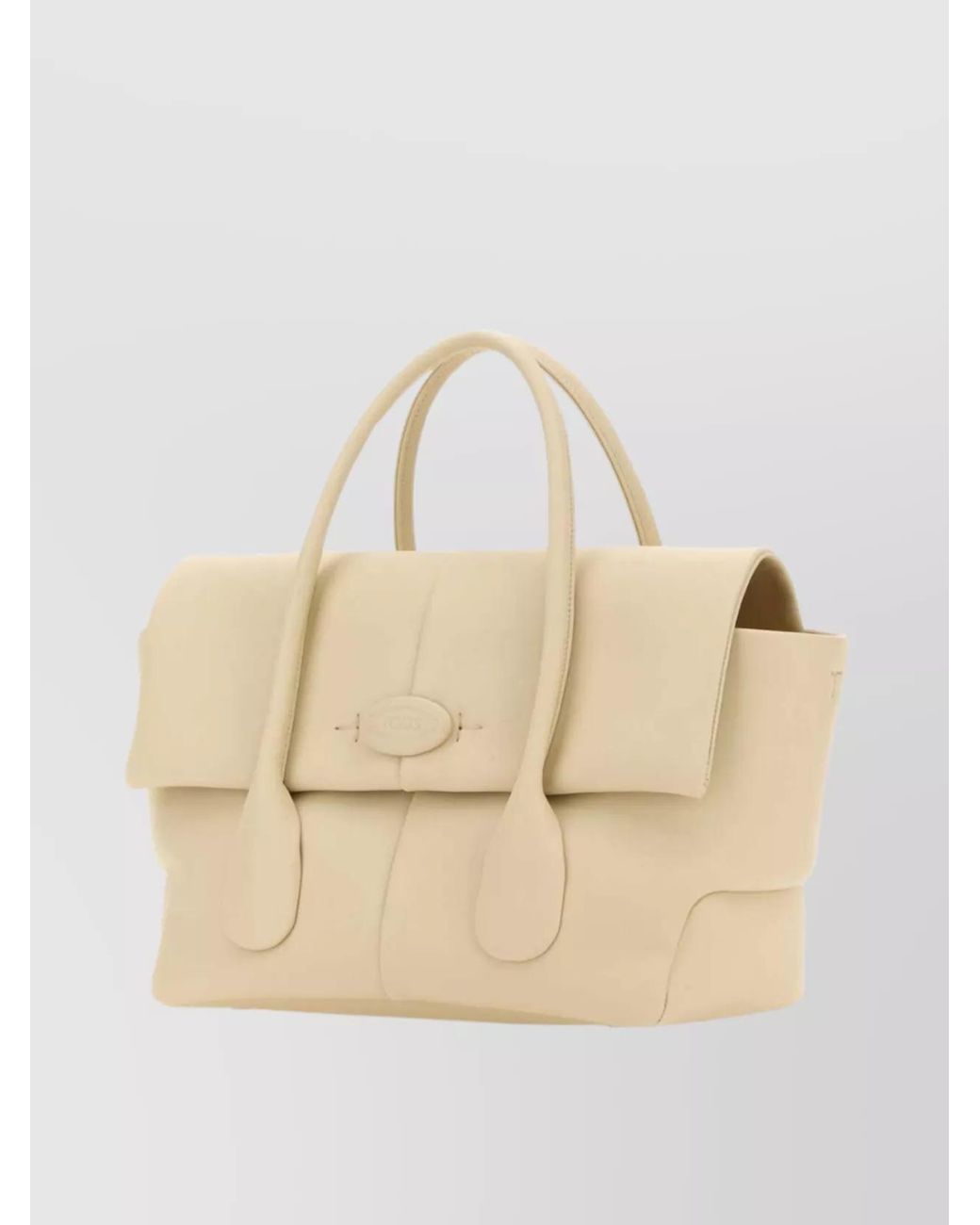 Tod's Natural Sand Leather Small Bag Reverse Handbag