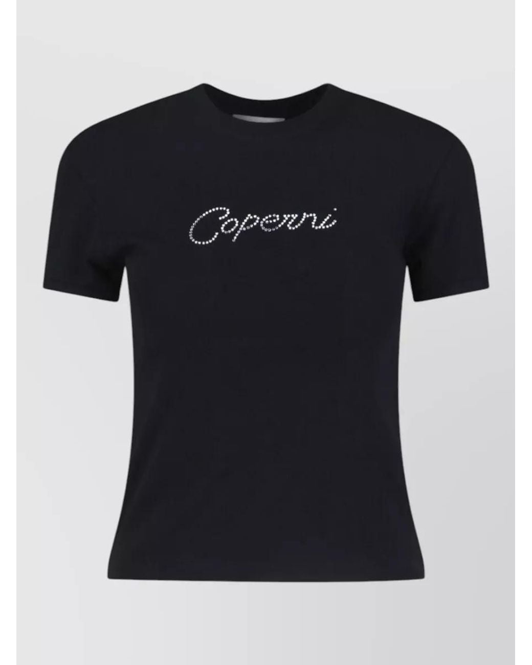 Coperni Black Cotton Short-Sleeve T-Shirt
