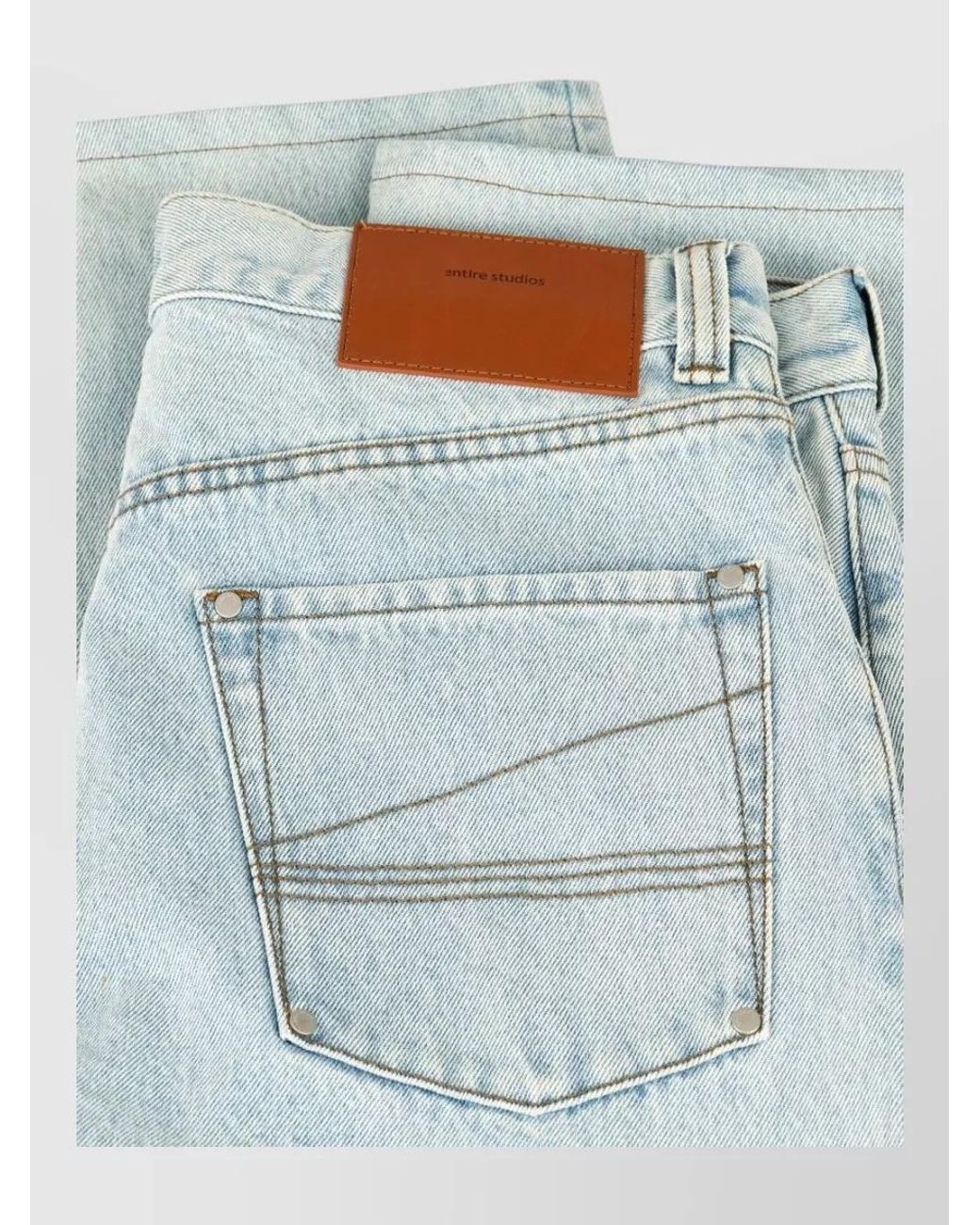 Entire studios Blue Denim Straight-Leg Jeans for men